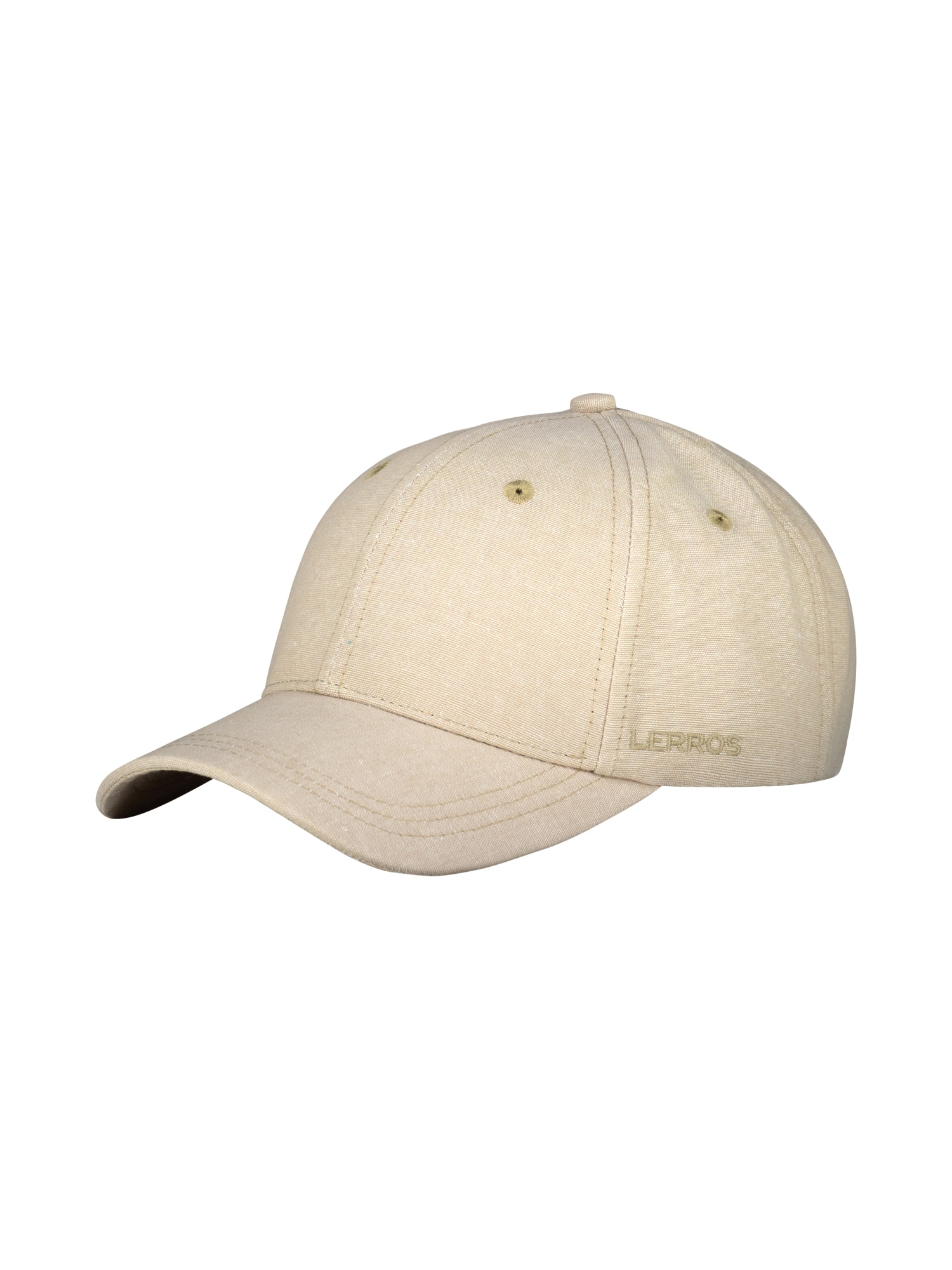Baseball Cap LERROS "LERROS-Basecap aus Baumwolle und Leinen", Herren, Gr. Normalgrößen, soft stone, 55% Leinen, 45% Baumwolle, Caps 3