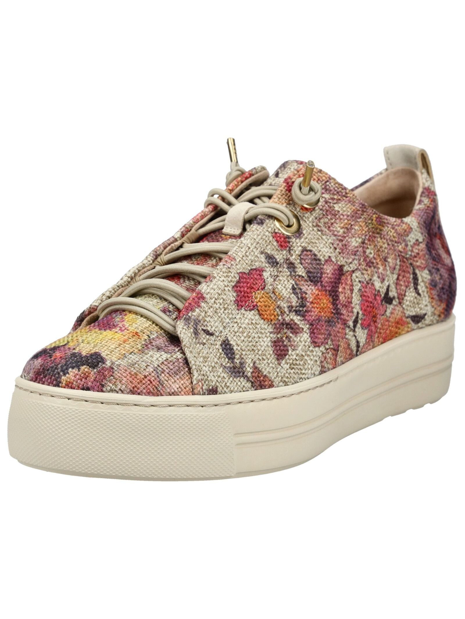 Plateausneaker PAUL GREEN "Paul Green Sneaker Textil", Damen, Gr. 37, beige, Textil, Schuhe Plateausneaker