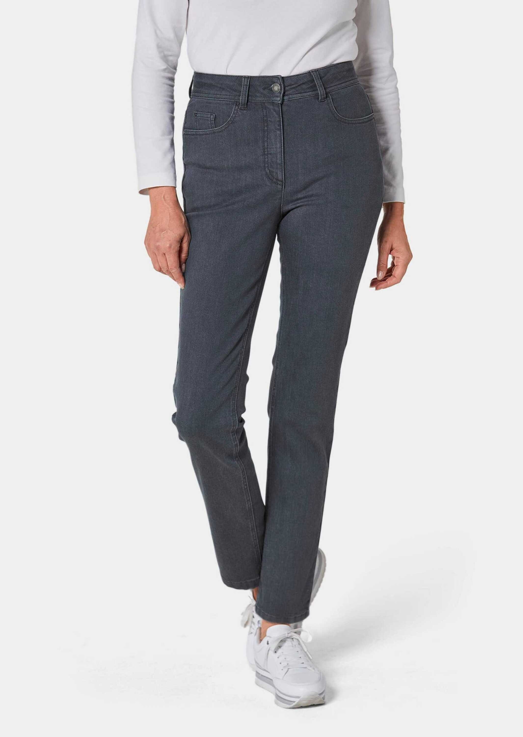 GOLDNER Regular-fit-Jeans »Hose mit Bauchweg-Effekt Superbequeme Hose mit Bauchweg-Effekt«