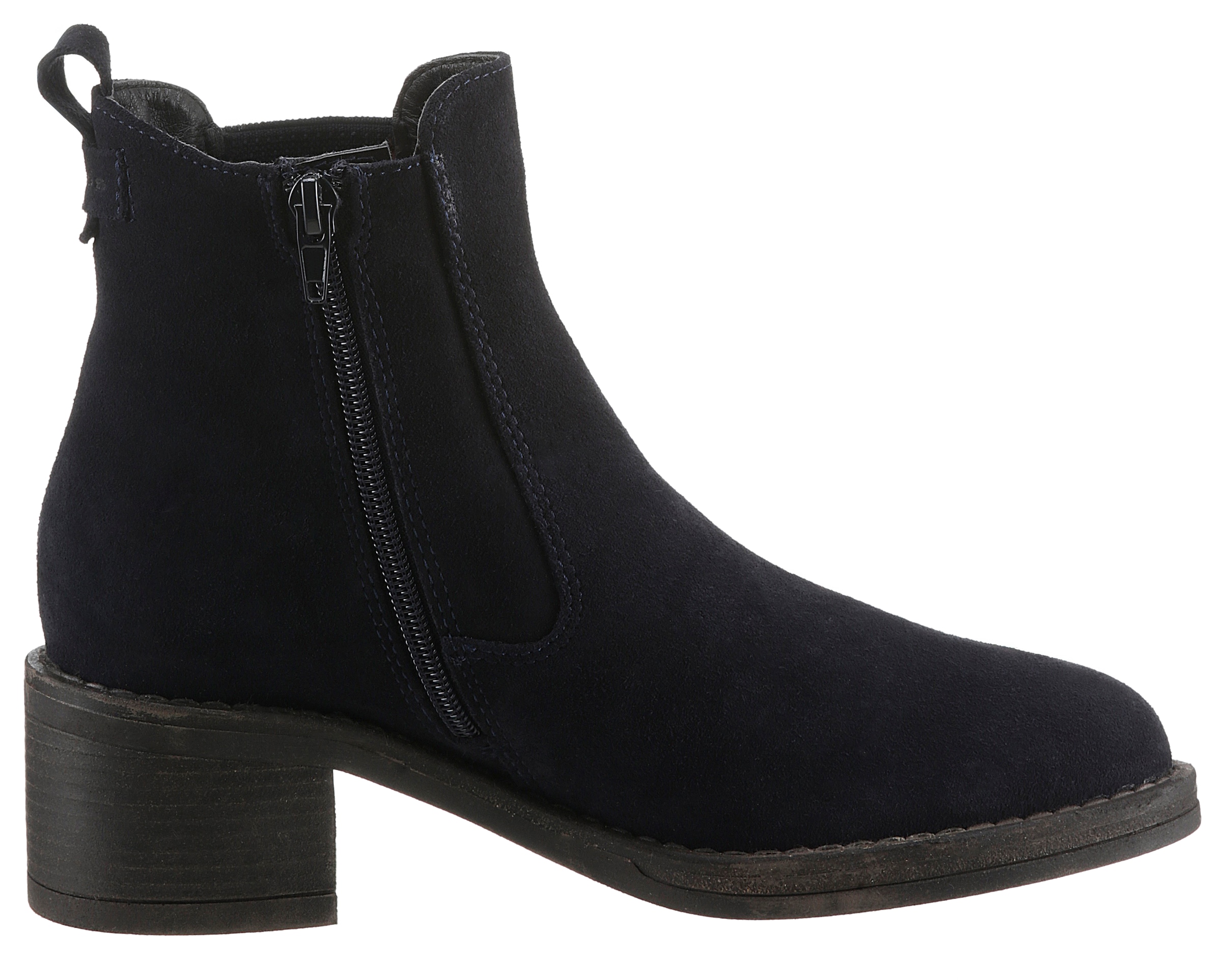 Tamaris Chelseaboots, Blockabsatz, Stiefelette, Businessschuh mit Touch It-Ausstattung