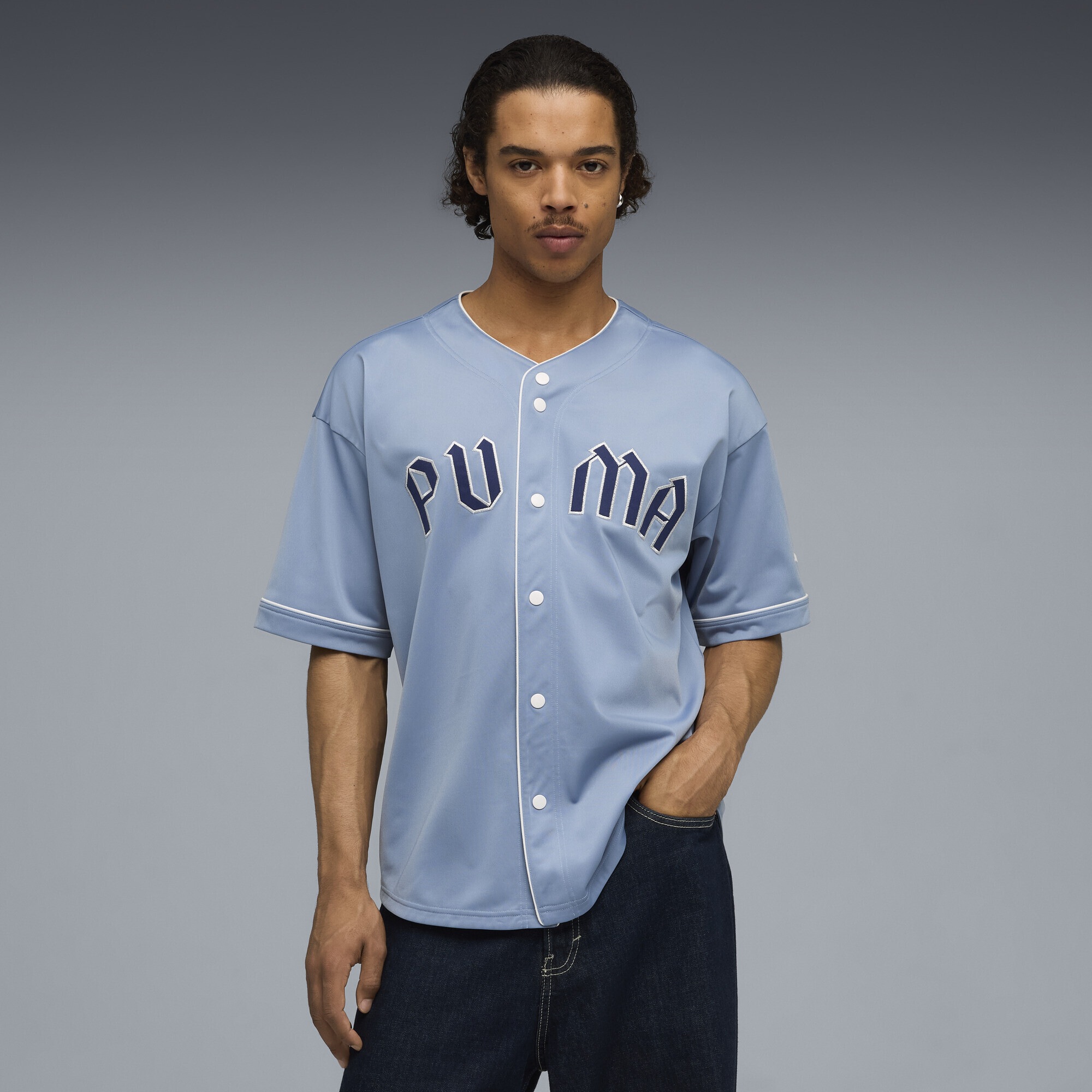 PUMA Trainingsshirt »Oversized Baseballtrikot Herren«