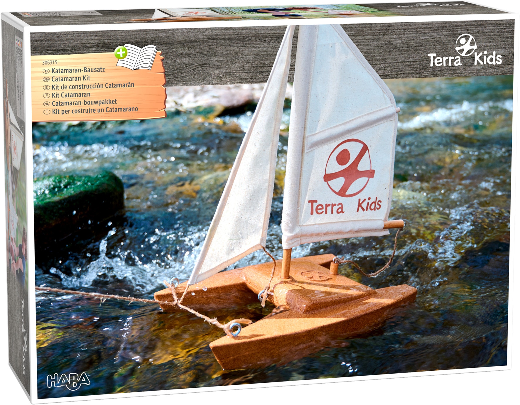 Haba Modellbausatz »Terra Kids, Katamaran-Bausatz«