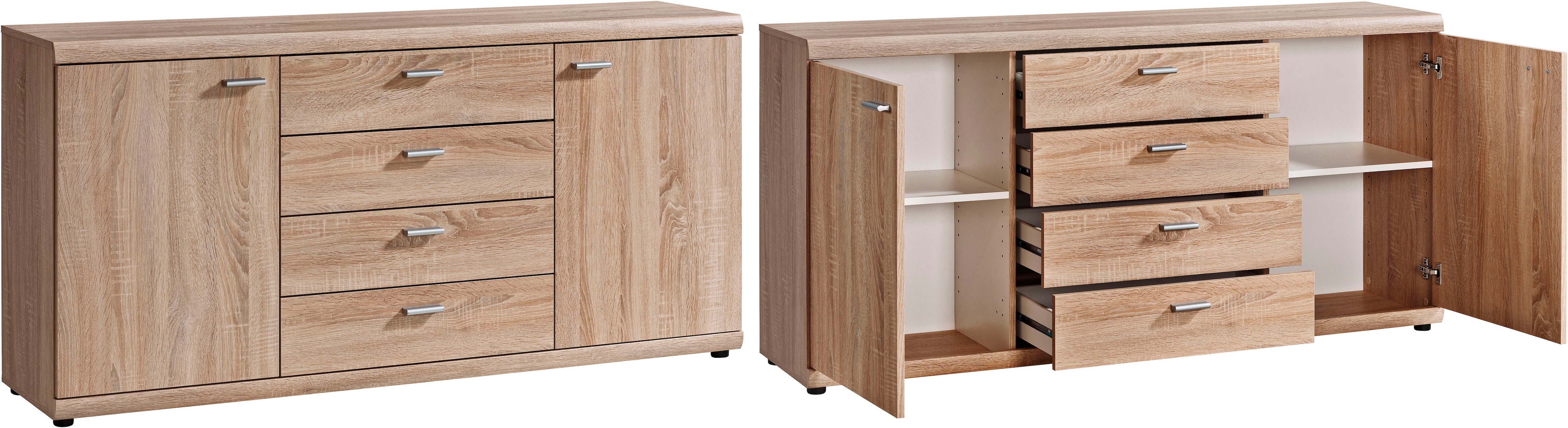 Procontour Kommode "Sun BESTSELLER" Höhe 74 cm, variabel verstellbaren Einlegeböden