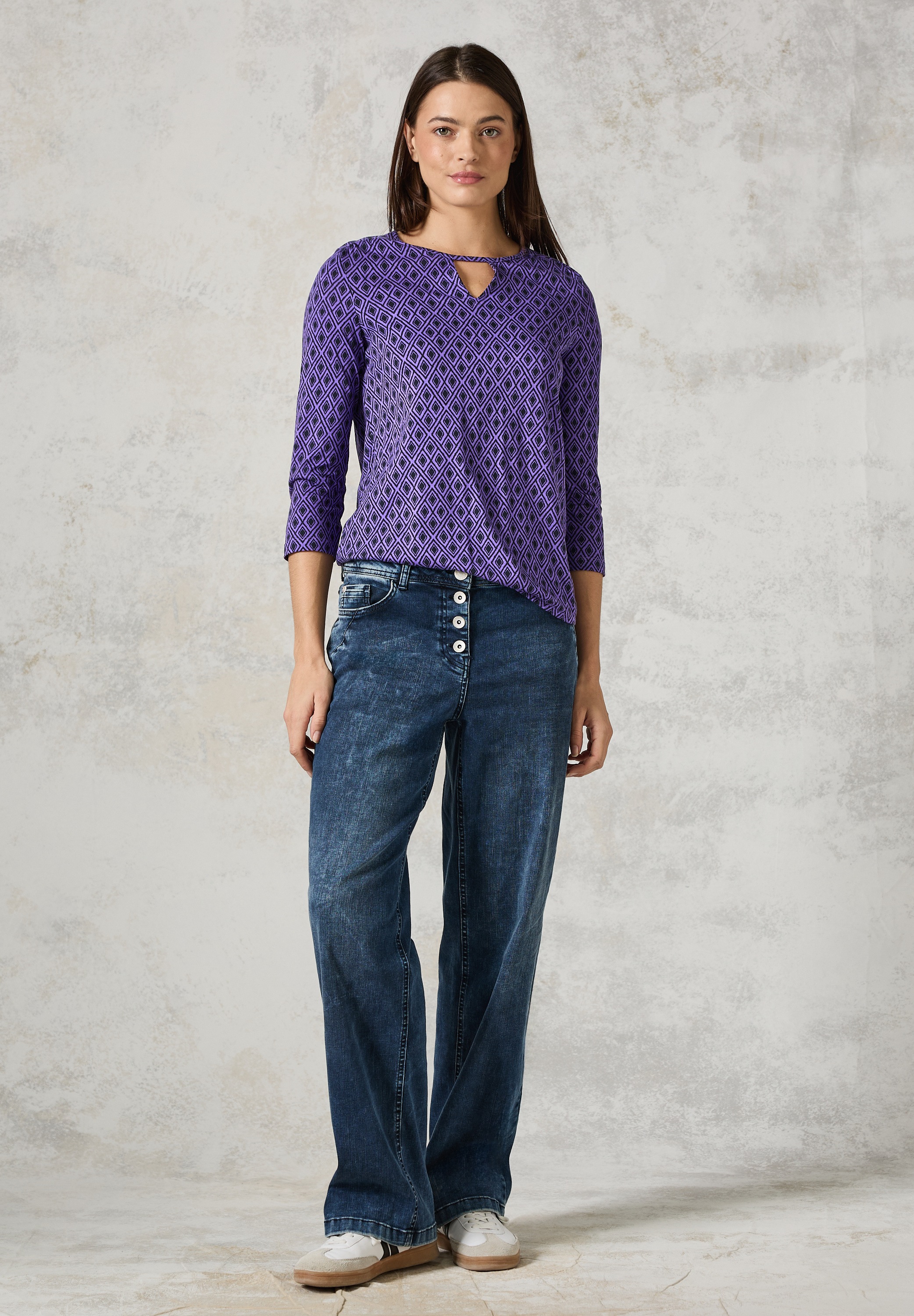 Thumbnail - Cecil Print-Shirt, mit grafischem Muster