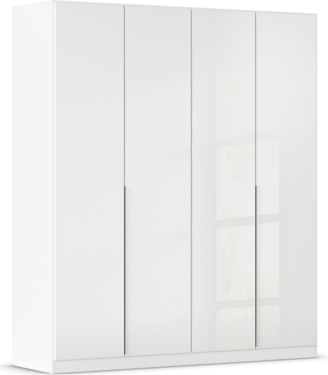 OTTO home Drehtürenschrank "Kleiderschrank Kleiderschränke Schrank Garderobe AGORDO mit Glasfront" in zwei Griff-Farben, Breiten 91-405 cm, durchdachte Innenausstattung, in 8 Breiten und 2 Höhen MADE IN GERMANY