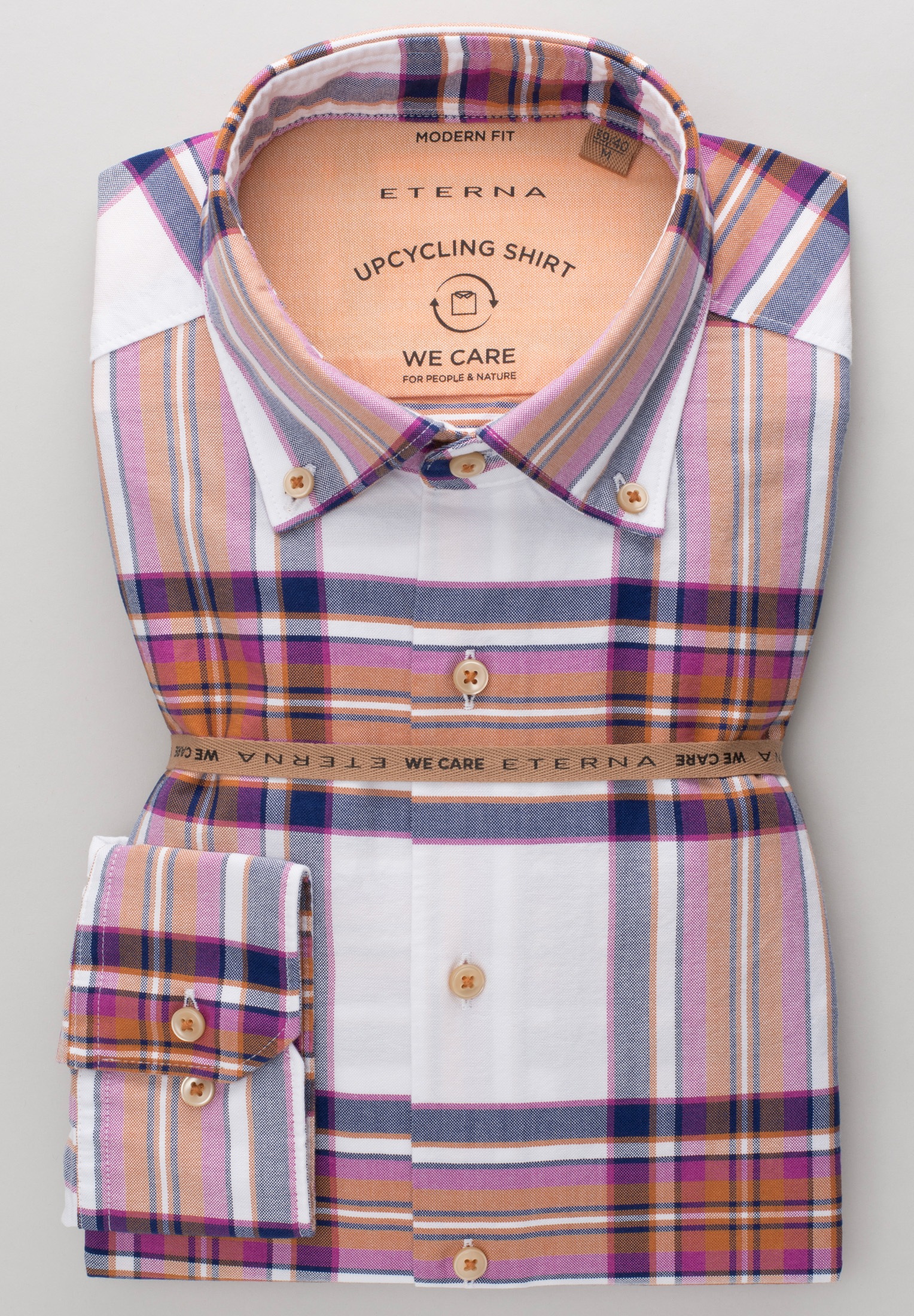 Eterna Langarmhemd »REGULAR FIT« EASY IRON (bügelleicht)