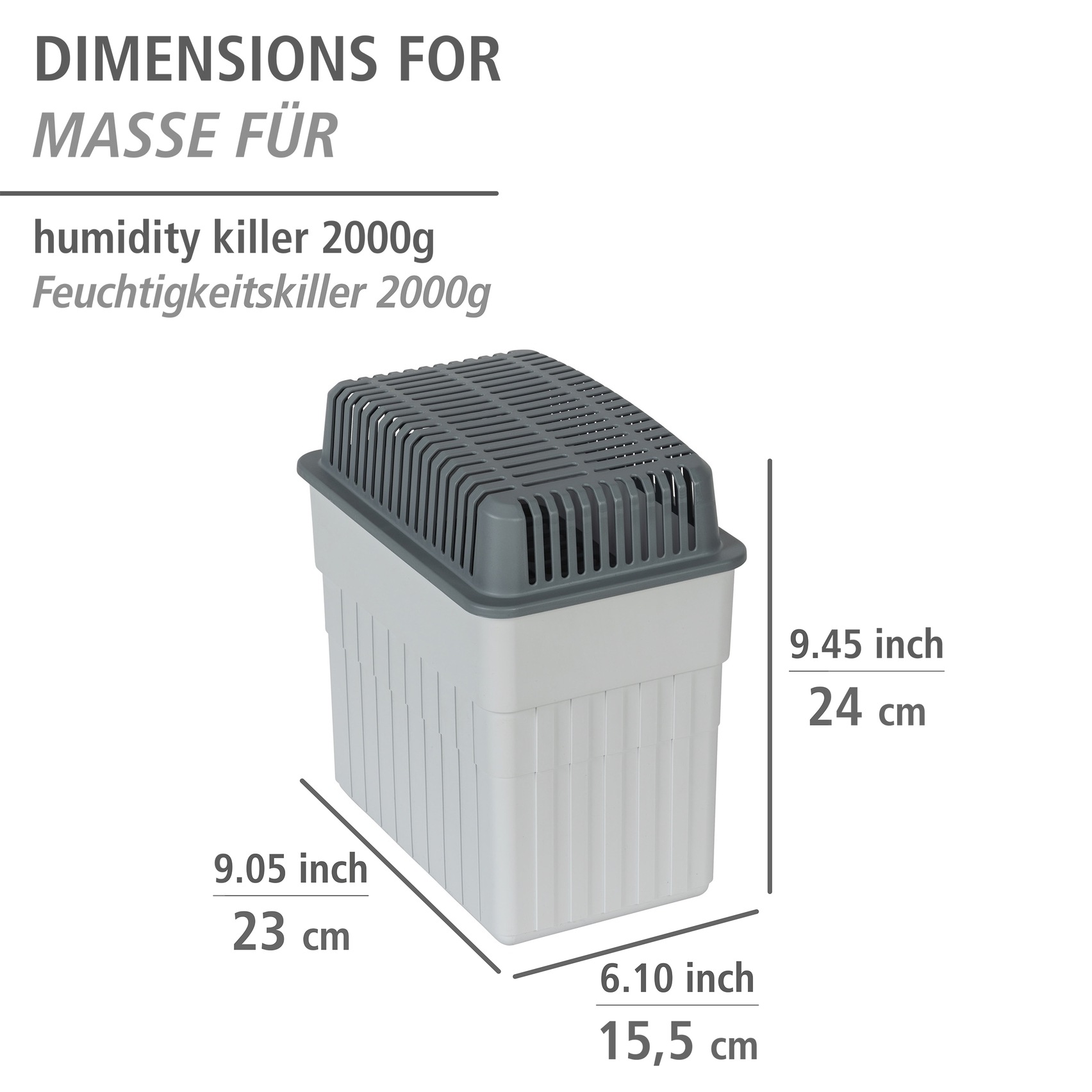 WENKO Luftentfeuchter »Box« für 50 m³ Räume