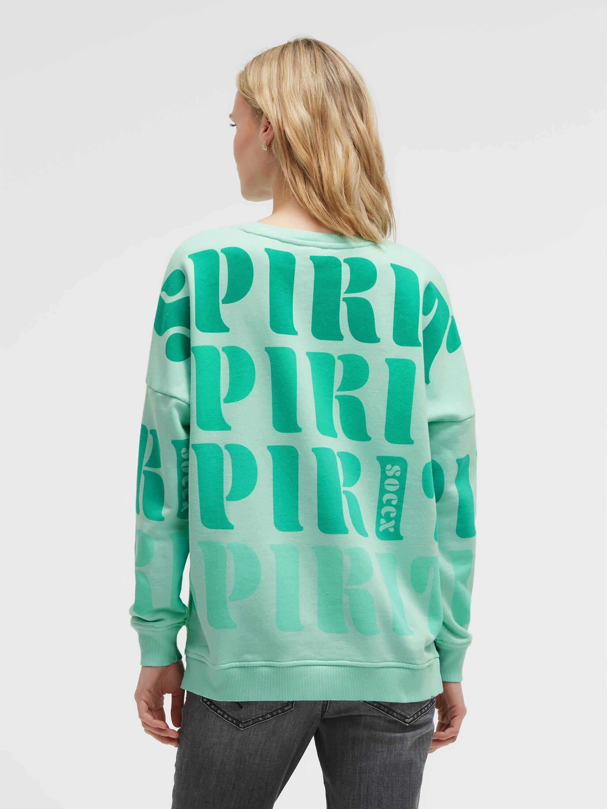 SOCCX Sweater , mit Pailletten-Schriftzug

