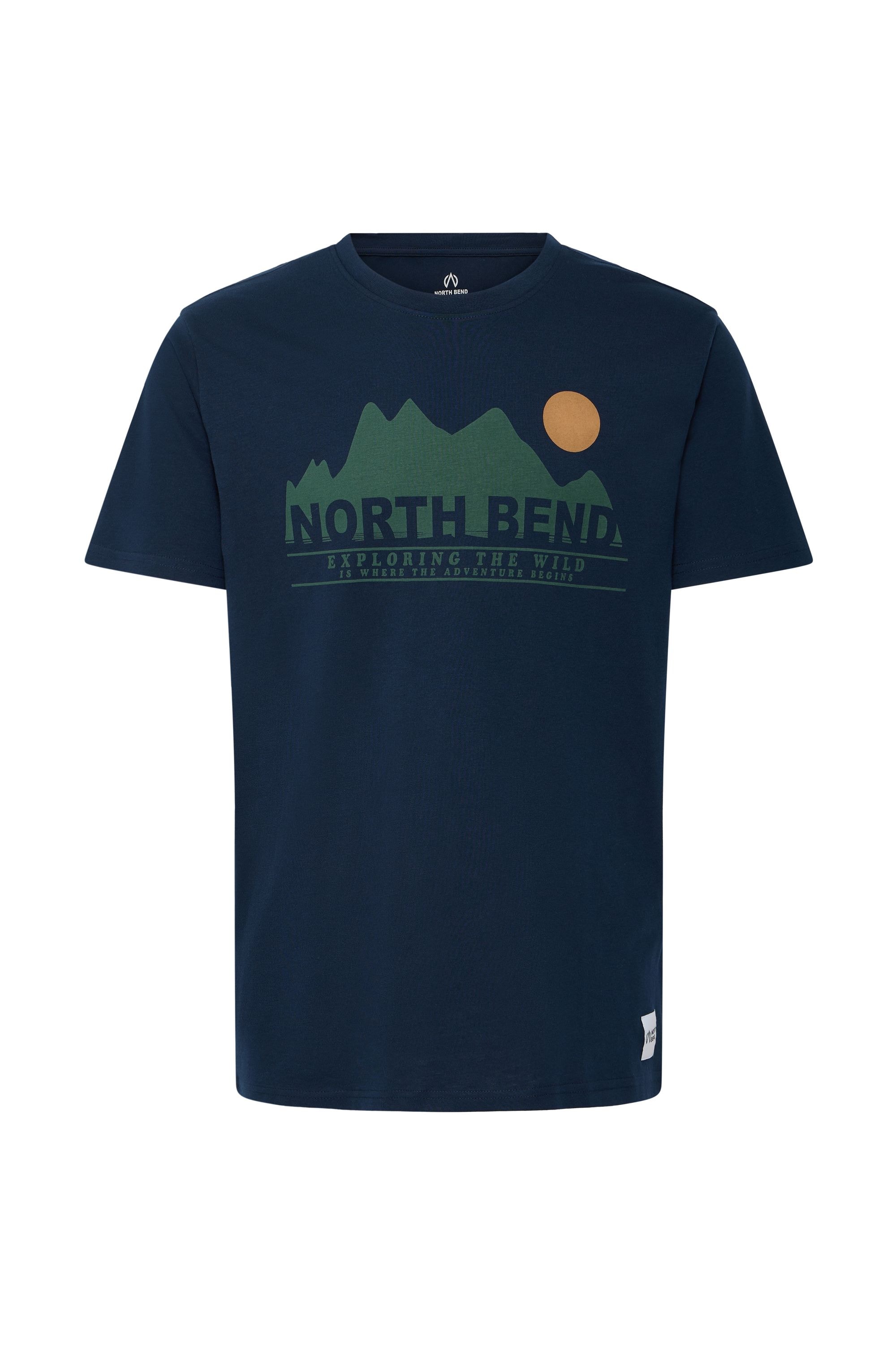 North Bend Rundhalsshirt "Rundhalsshirt NBCash" günstig online kaufen