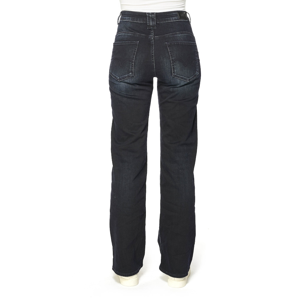 Damenmode Jeans Le Temps Des Cerises Bequeme Jeans, mit aufgesetzten Fronttaschen dunkelblau Damenmode Jeans Le Temps Des Cerises Bequeme Jeans, mit aufgesetzten Fronttaschen dunkelblau