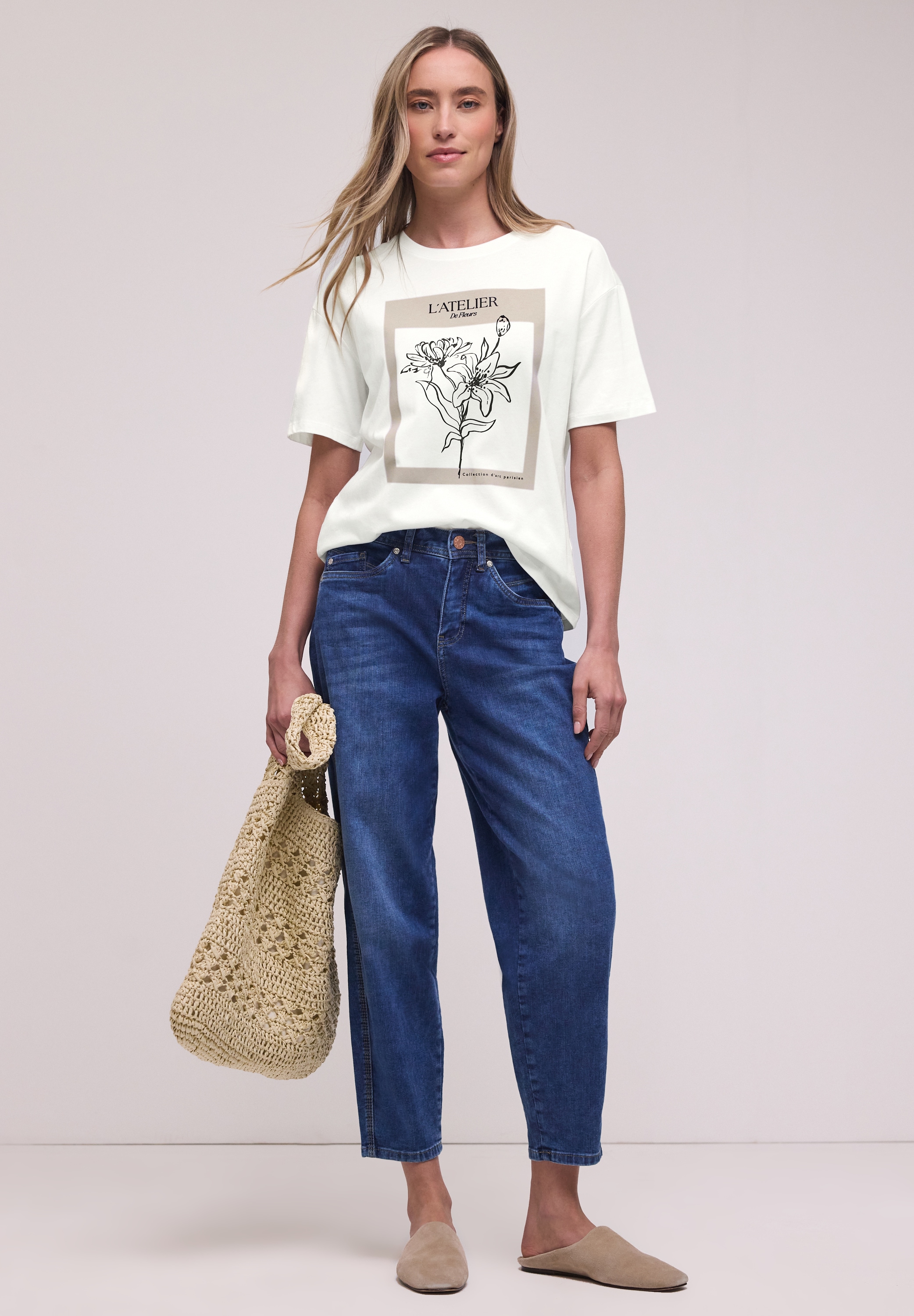 STREET ONE Print-Shirt Rundhalsausschnitt