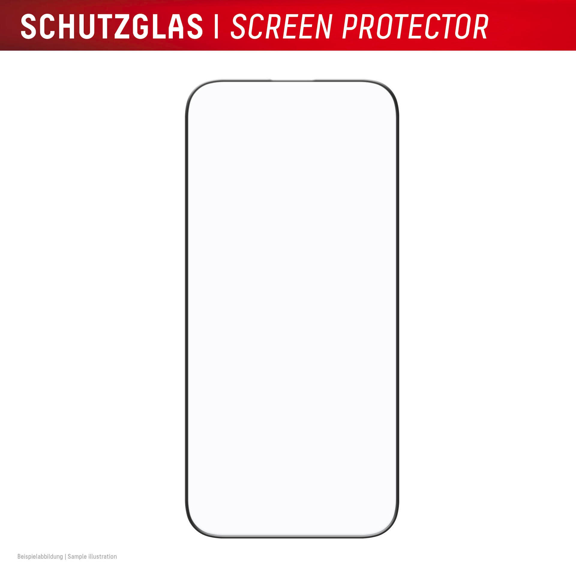 Displex Displayschutzglas »Premium Glass Screen Protector Full Cover«, für Apple iPhone Air, Displayschutzfolie, Schutzfolie, Bildschirmschutz, kratz- & stoßfest