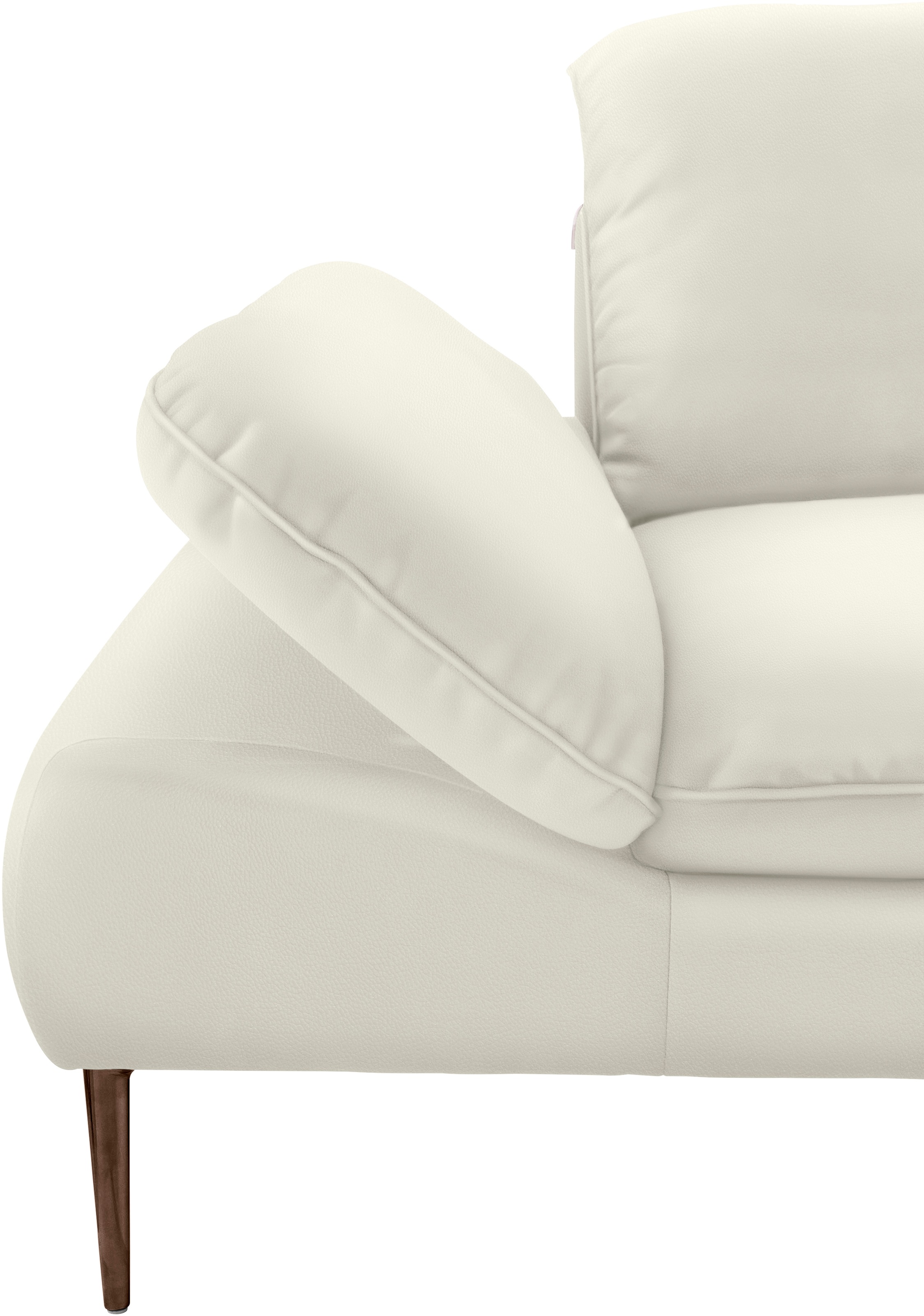 W.SCHILLIG Ecksofa »enjoy&MORE, Designsofa, bequem, zeitlos und elegant, L-Form«, Sitztiefenverstellung, Füße bronze pulverbeschichtet, Breite 310 cm