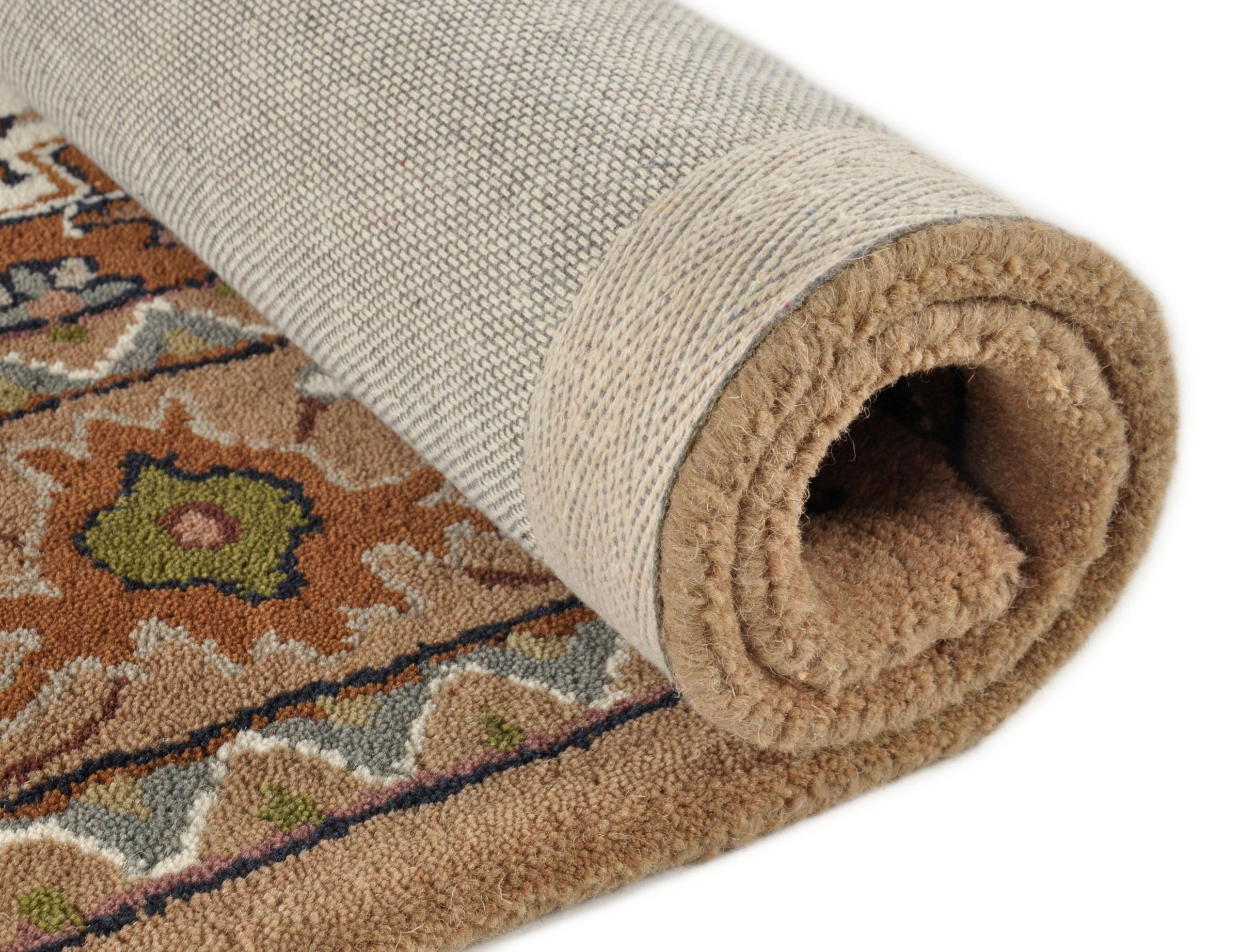 Wollteppich THEKO "Royal Orient - Bidjar 9", beige, B:120cm H:14mm L:180cm, Schurwolle, Teppiche, Obermaterial: reine Wolle, handgetuftet, Orient-Optik 3