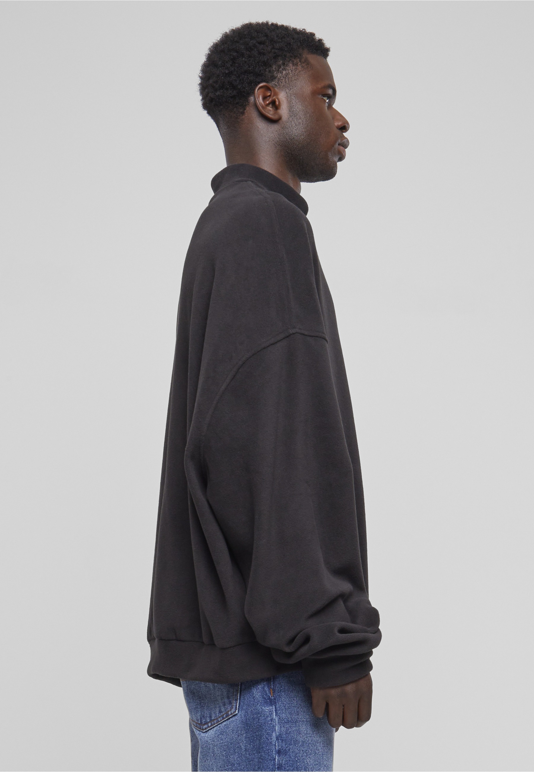 URBAN CLASSICS Sweater »Urban Classics Herren Oversized Polar Fleece Crew«, 1 Stk.

