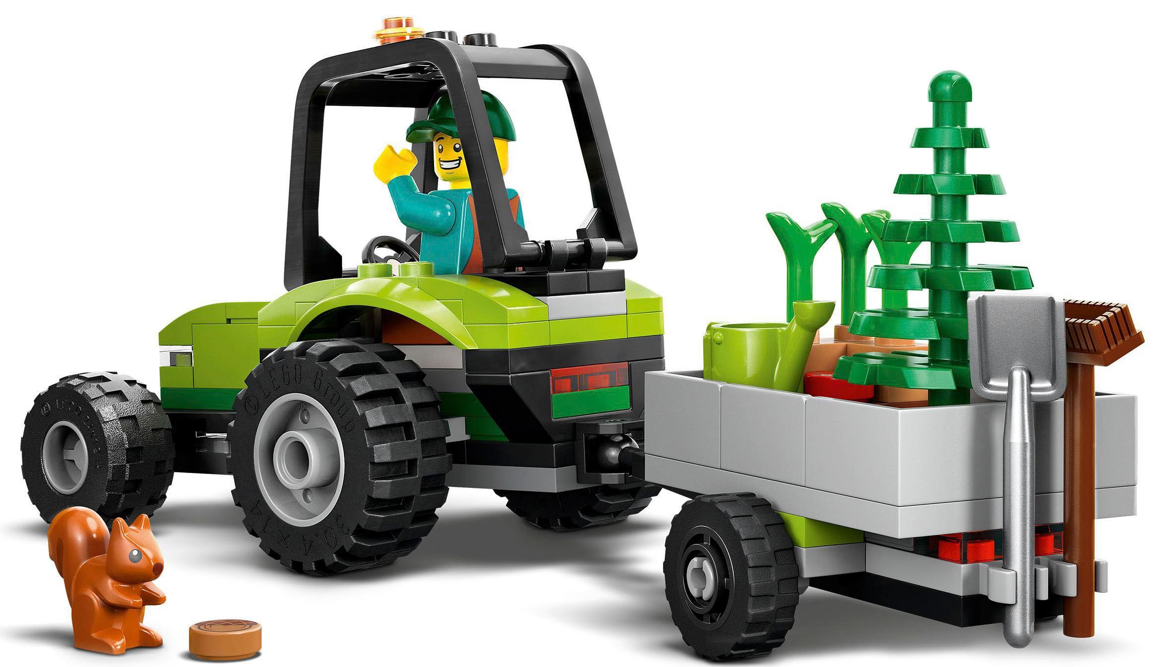 LEGO® Konstruktionsspielsteine »Kleintraktor (60390), LEGO® City«, (86 St.), Made in Europe