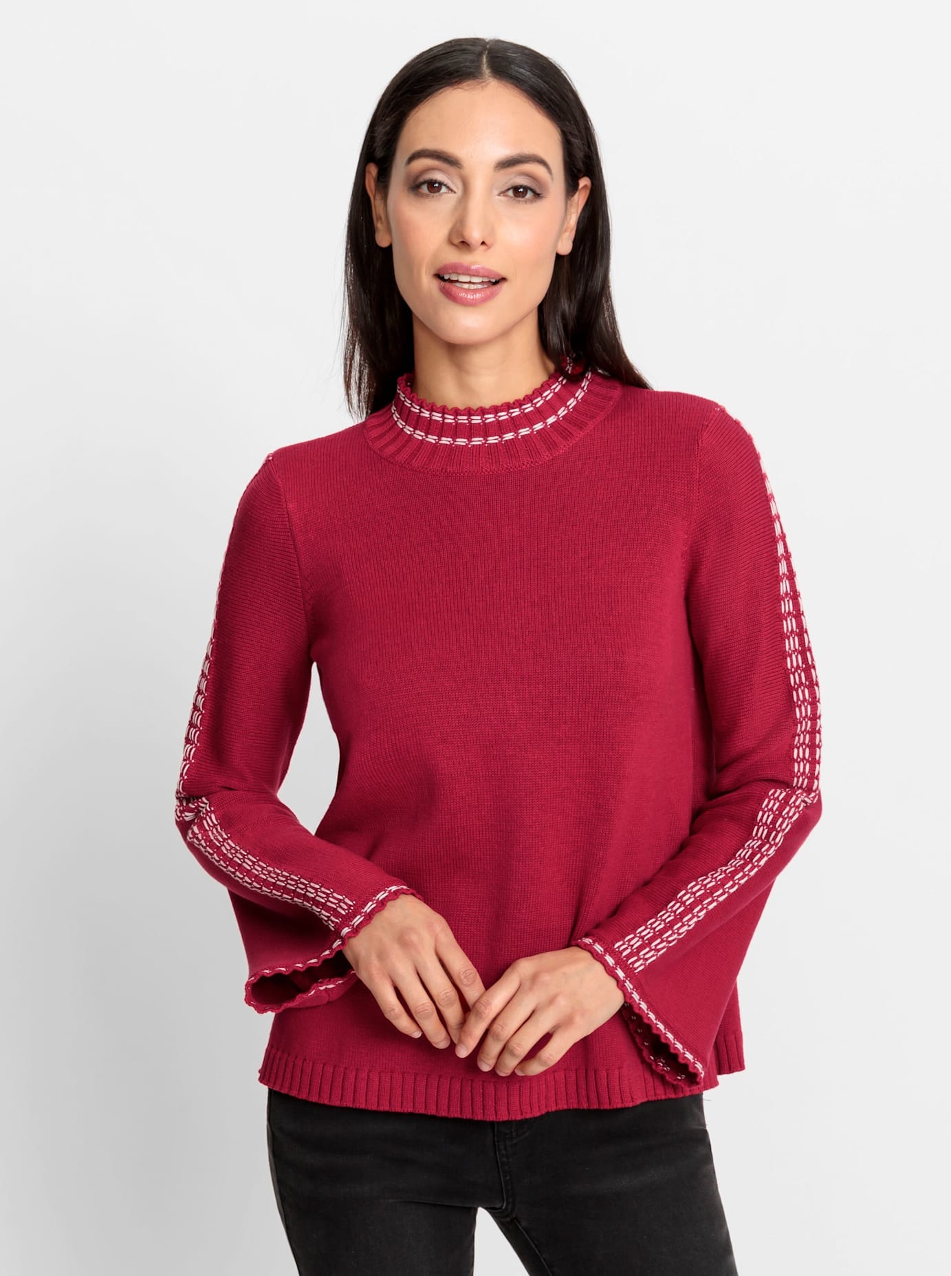 heine Jacquardpullover "Rollkragenpullover" günstig online kaufen