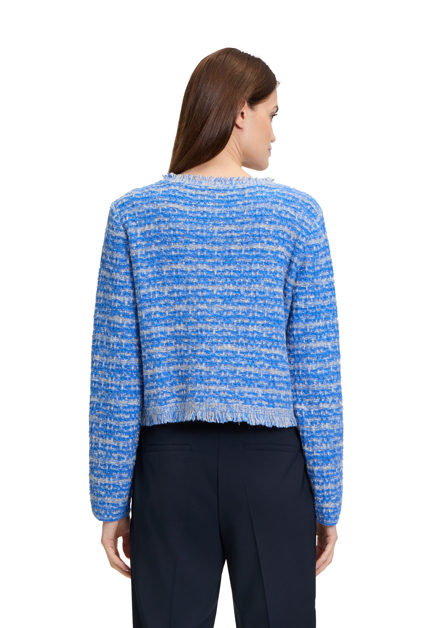 Betty Barclay Strickjacke »Betty Barclay Strick-Cardigan mit Fransen«, Taschen