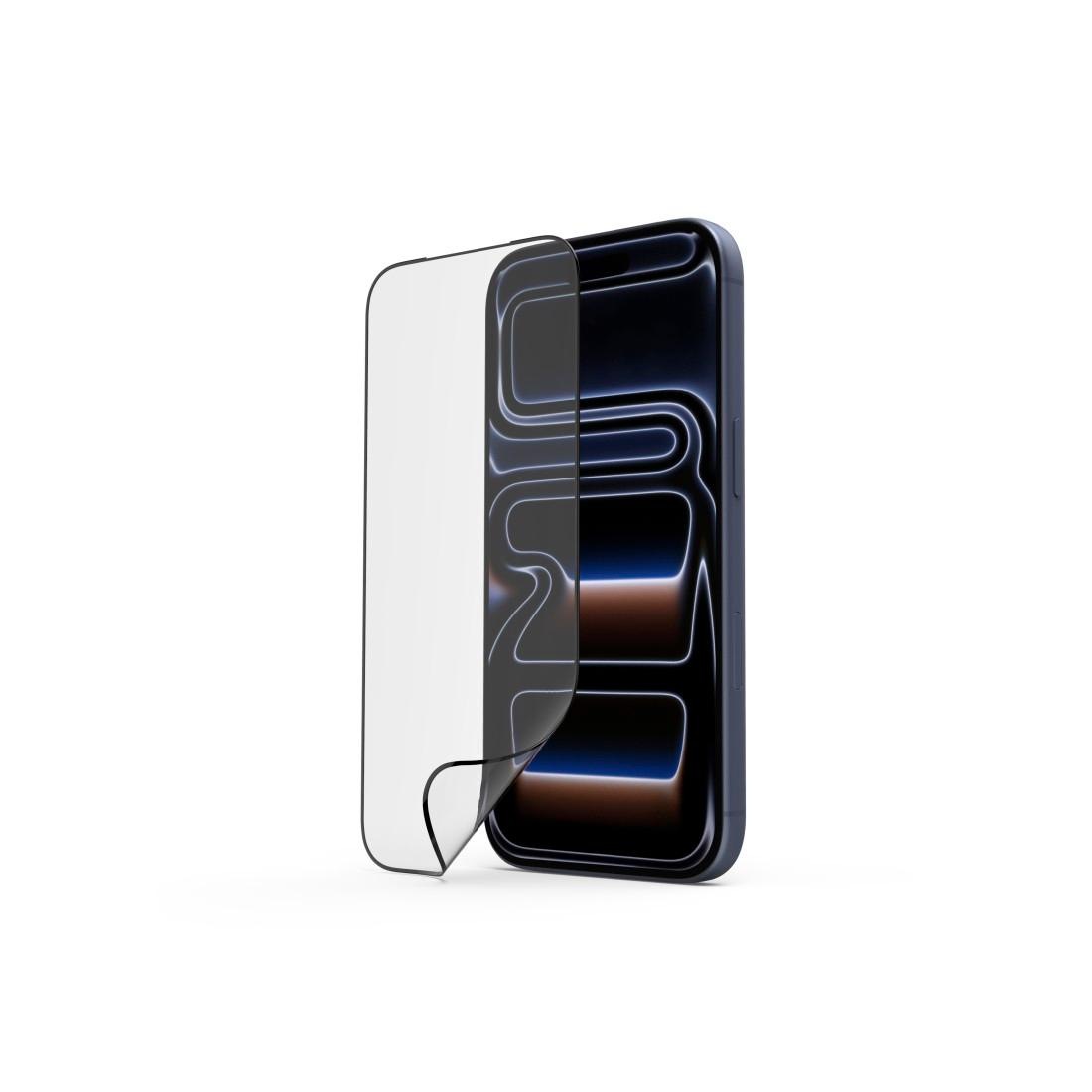 HAMA Displayschutzglas "Handy-Schutzglas "Super Hybrid" Apple iPhone 17 Pro Max, Montagehilfe"transparent, Displayfolien, High-End-Schutzglas mit