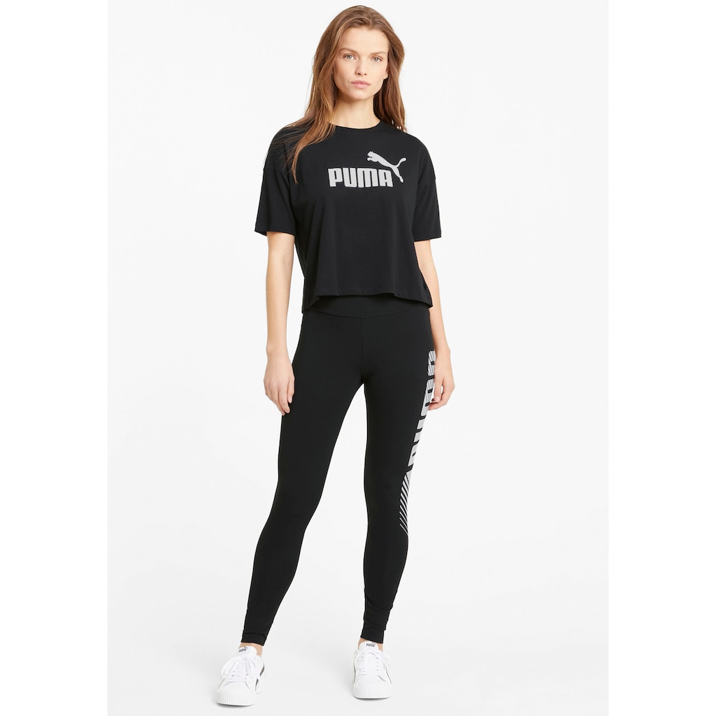 PUMA Crop-Top »ESS CROPPED LOGO TEE«