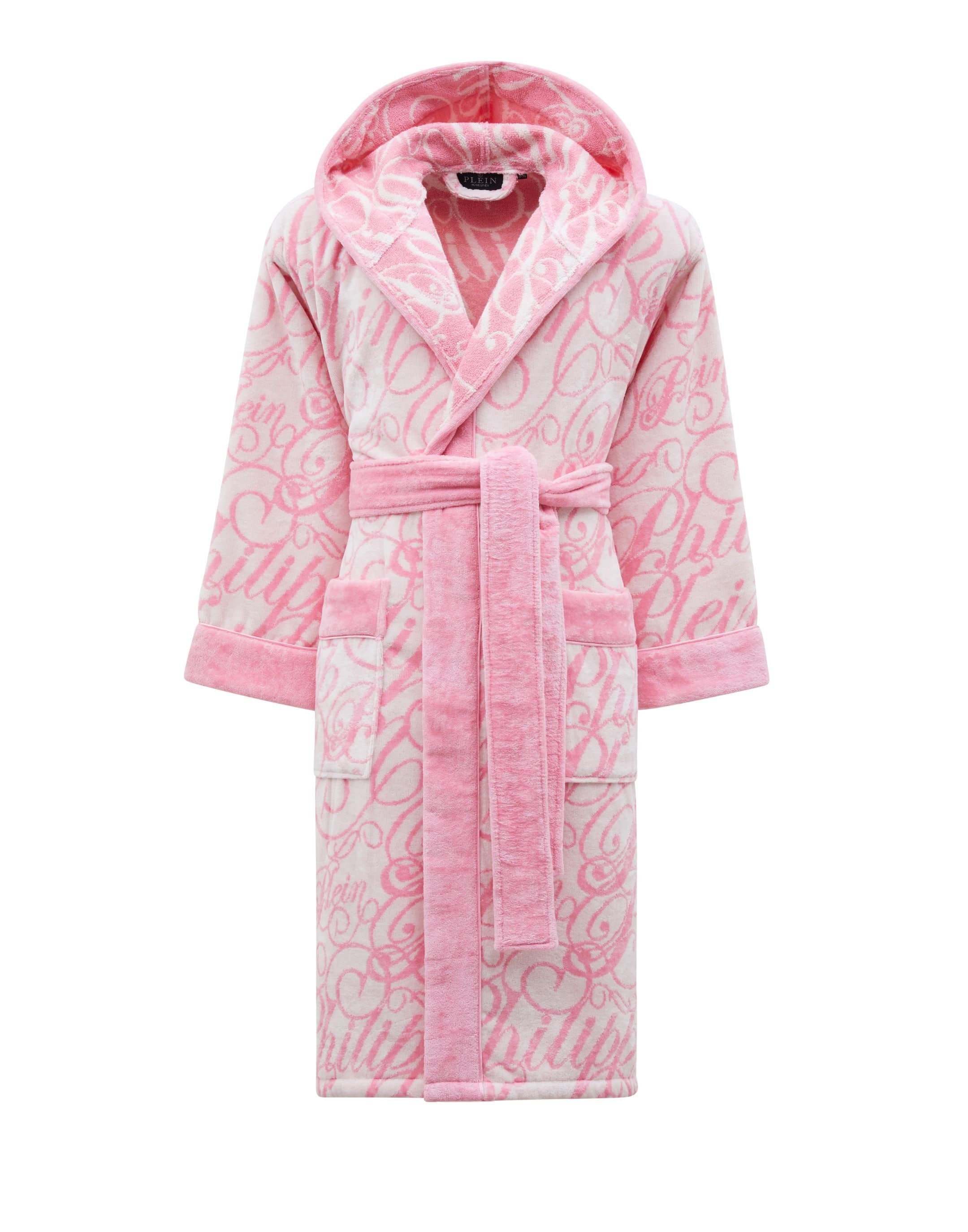 PHILIPP PLEIN Bademantel "Hooded Bathrobe Signature" günstig online kaufen