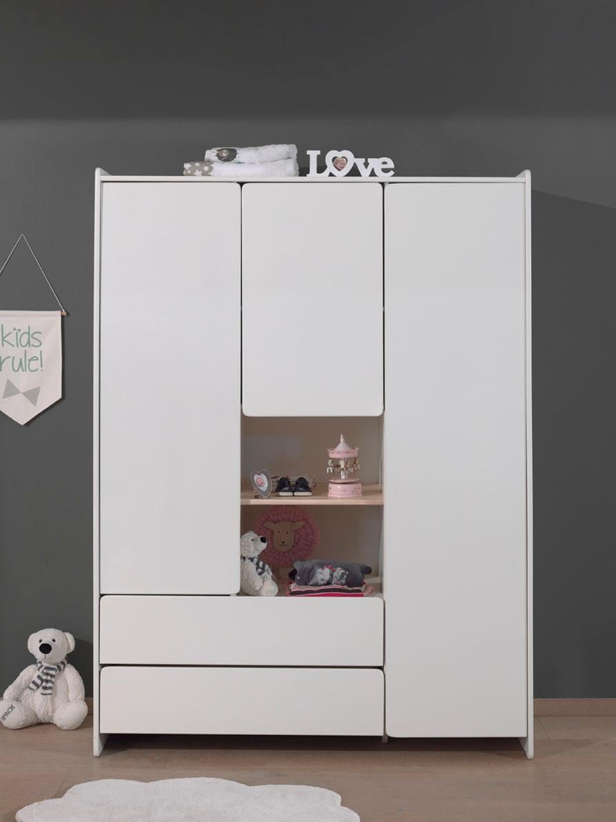 Vipack Kleiderschrank »Kiddy«, (Made in Europe), MDF-Oberfläche