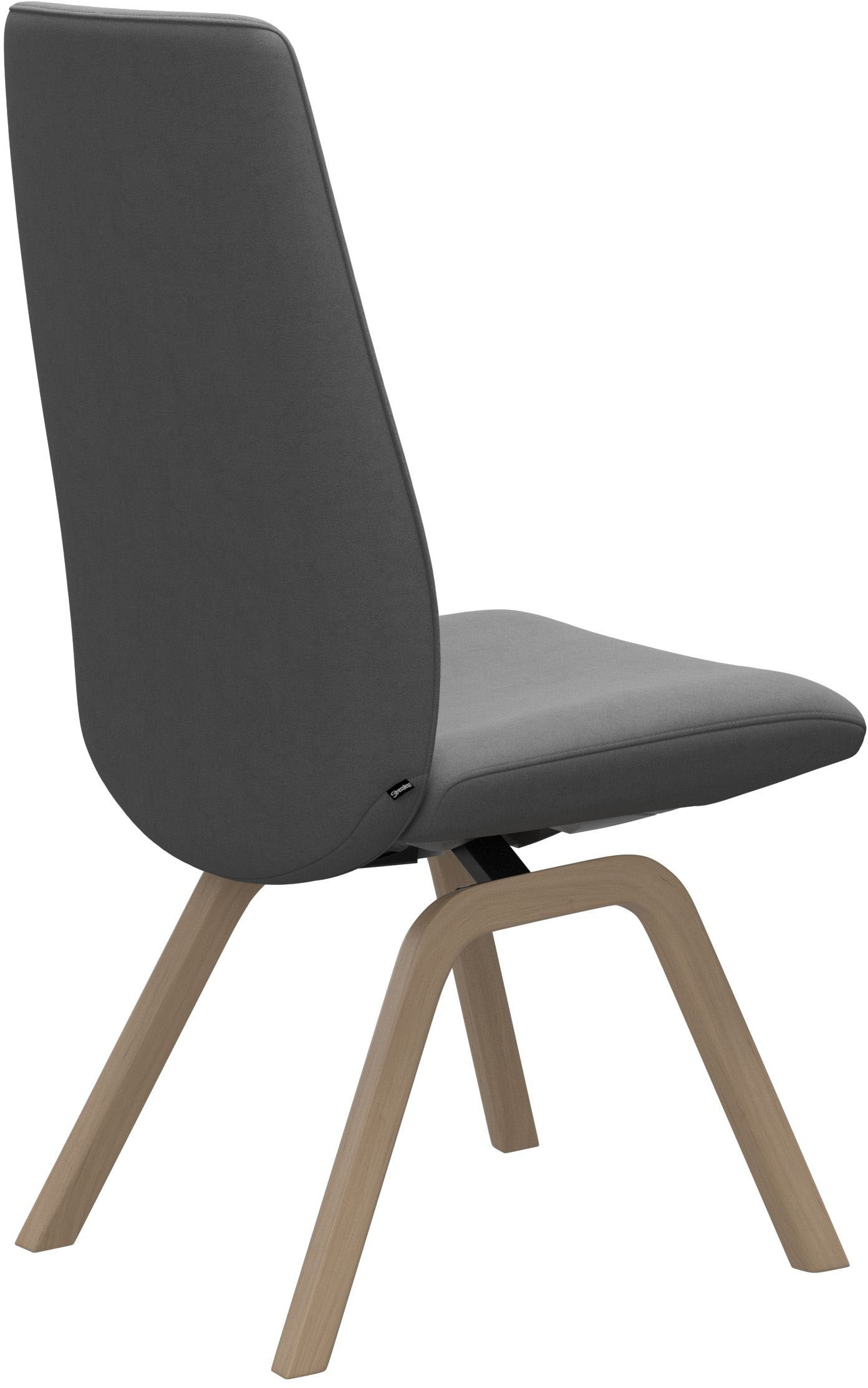 Stressless® Polsterstuhl »Laurel«, Microfaser DINAMICA, High Back, Größe L, mit schräggestellten Beinen in Eiche natur