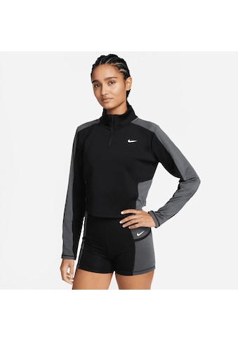 Nike Trainingsshirt »Dri-FIT Femme Women's Half-Zip Long Sleeve Cropped Top« kaufen
