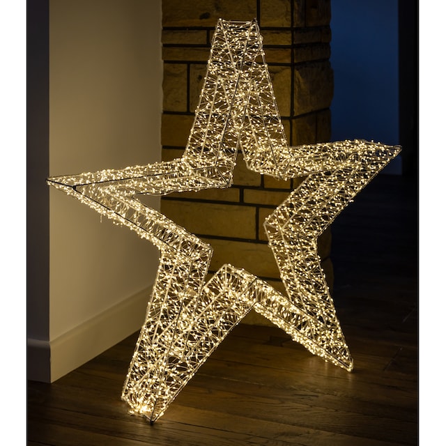 Star-Max LED Stern »Weihnachtsstern, Weihnachtsdeko aussen«, 960  flammig-flammig, stromsparende LED kaufen | BAUR