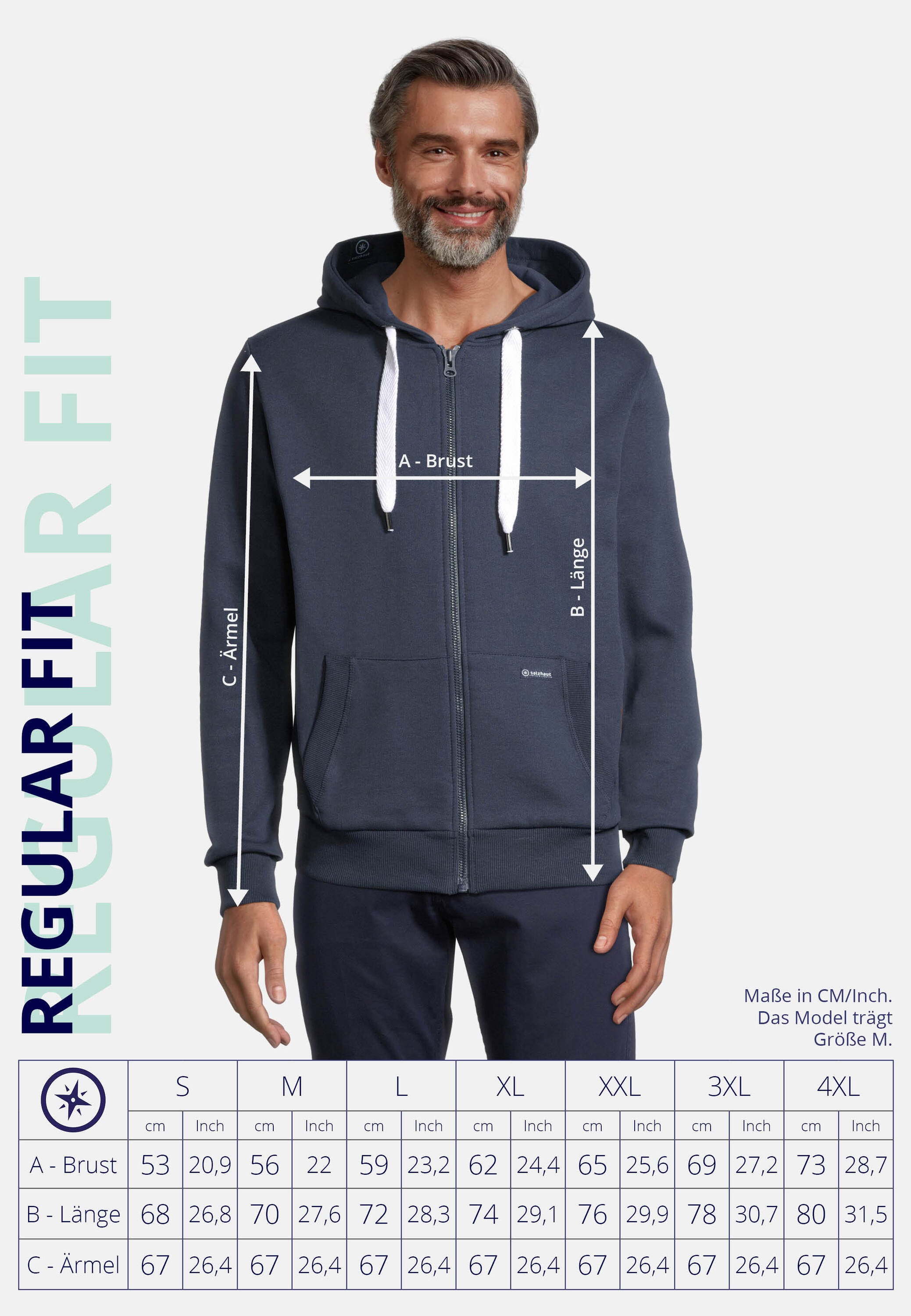 Thumbnail - salzhaut Sweatjacke "Sweatjacke BREKER"