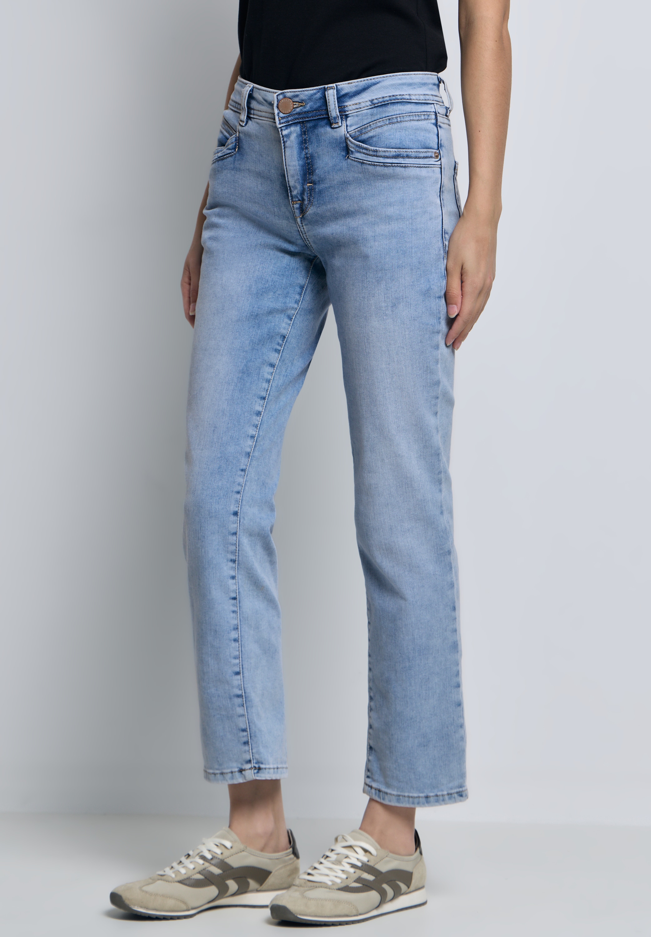 STREET ONE STUDIO Slim-fit-Jeans, Middle Waist