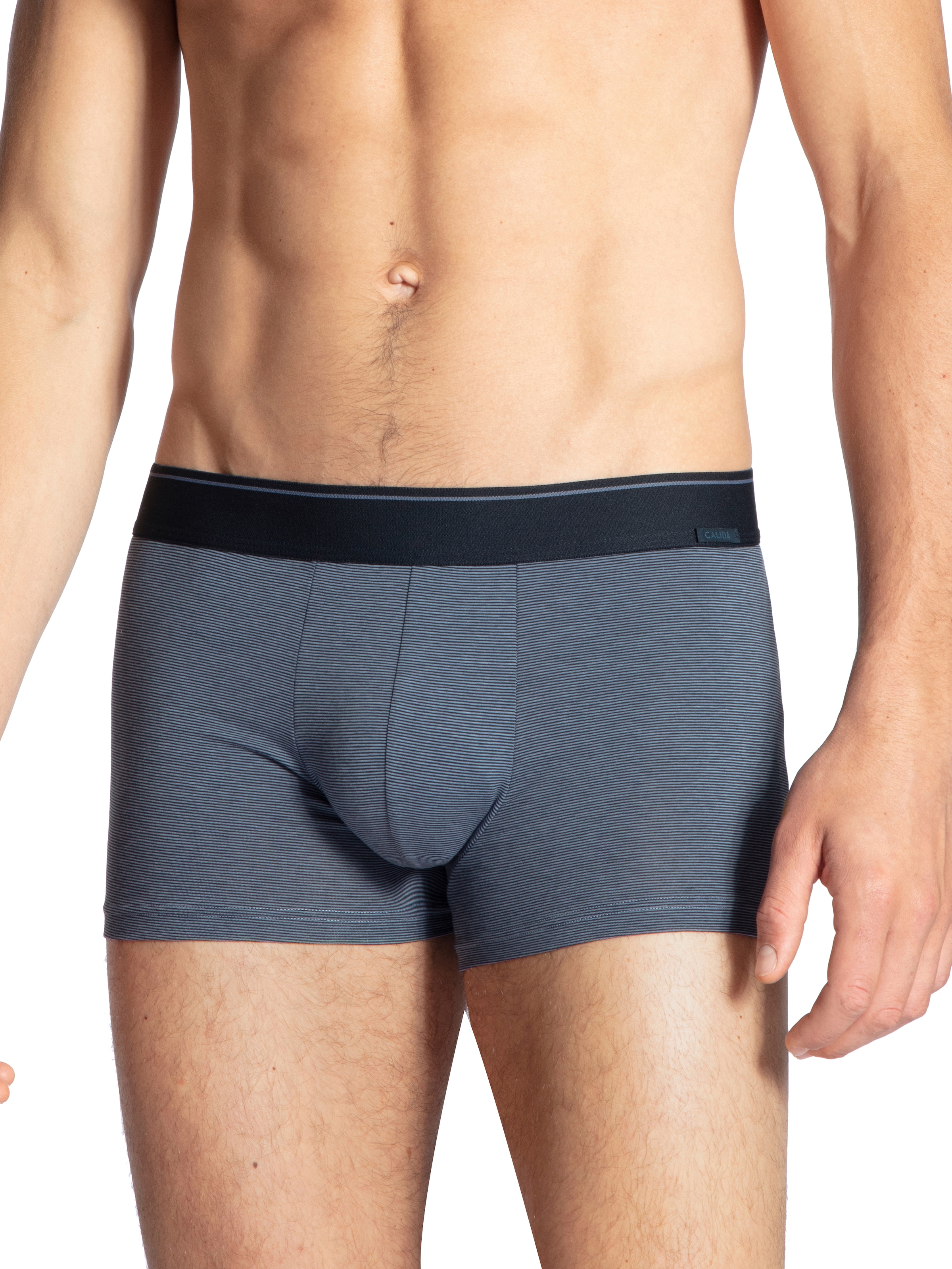 CALIDA Boxer "Cotton Stretch", Baumwoll-Mix, gestreift, Single Jersey, elas günstig online kaufen