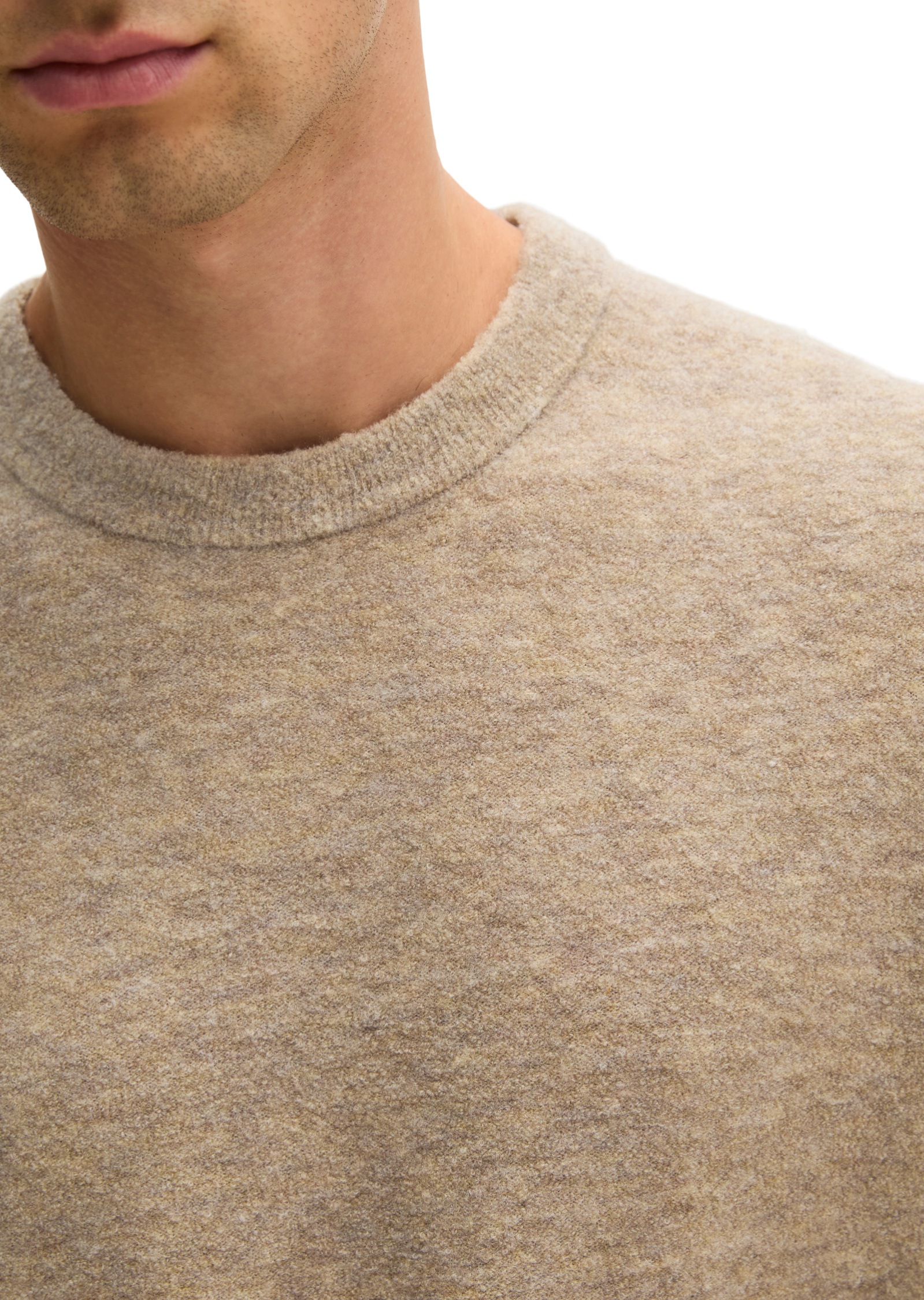 Marc O'Polo Strickpullover »aus weichem Schurwoll-Mix«