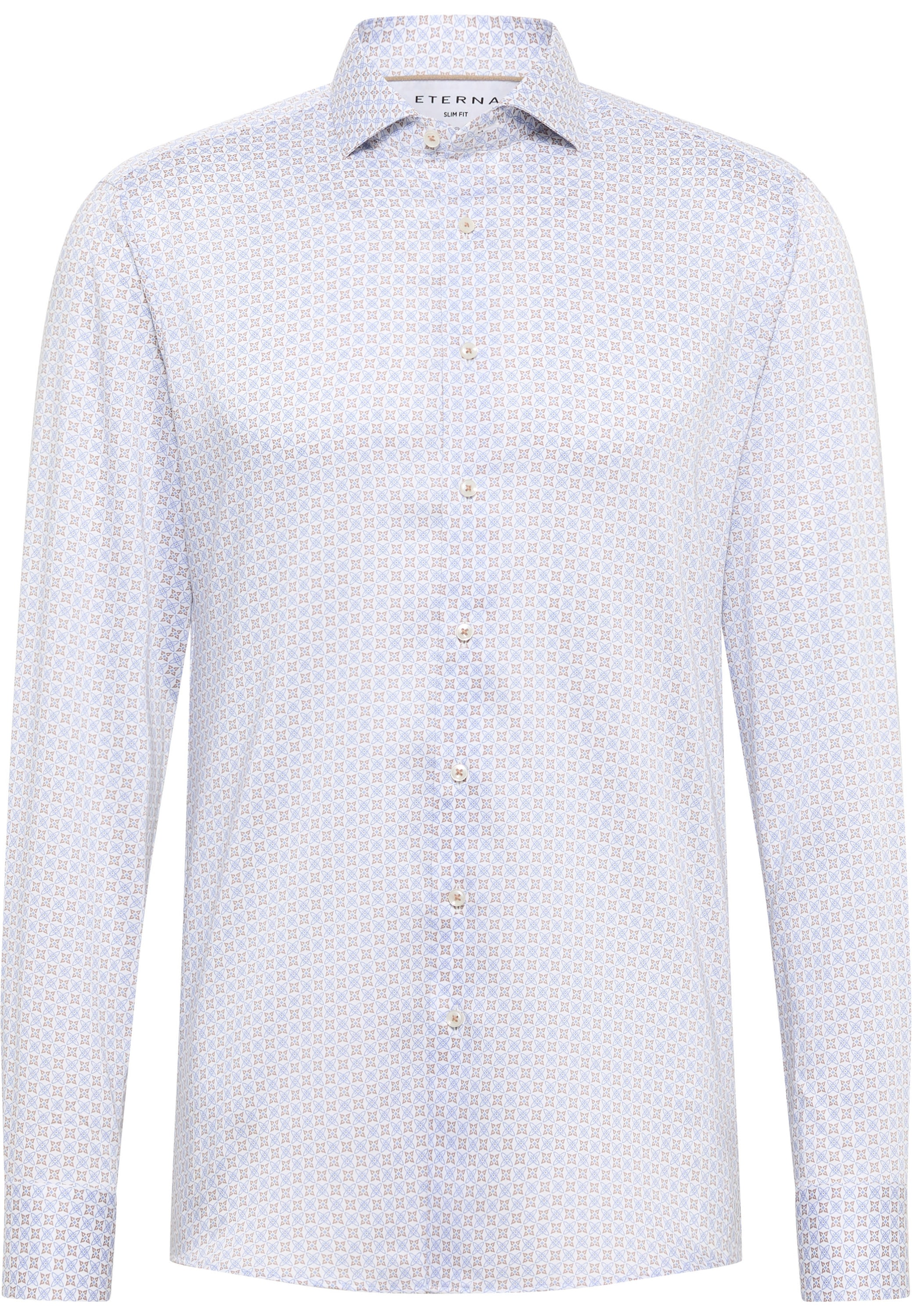 Eterna Langarmhemd »SLIM FIT«, EASY IRON (bügelleicht)