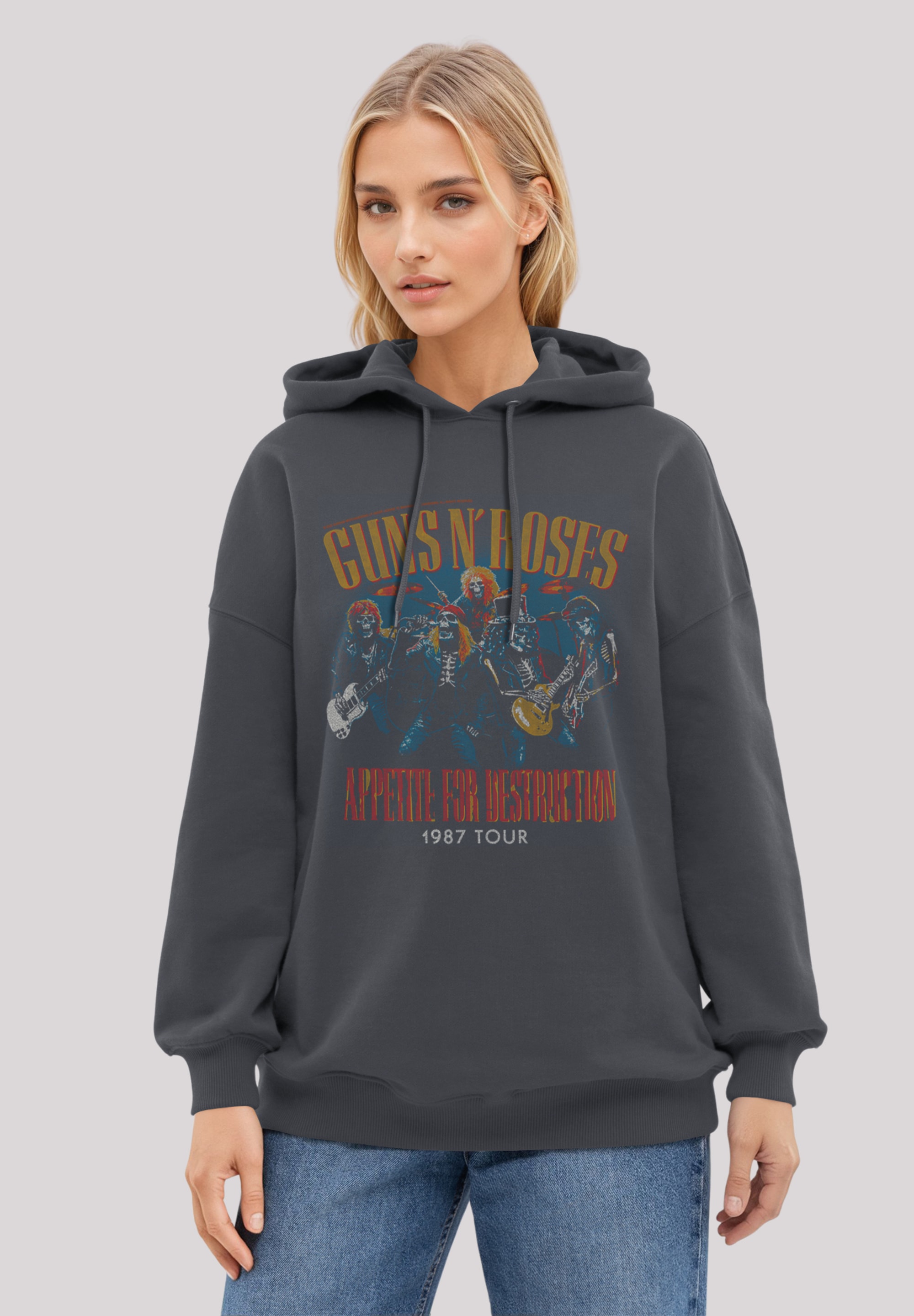 F4NT4STIC Kapuzenpullover "Guns N Roses 1987 Tour Vintage Rock" Premium Qua günstig online kaufen