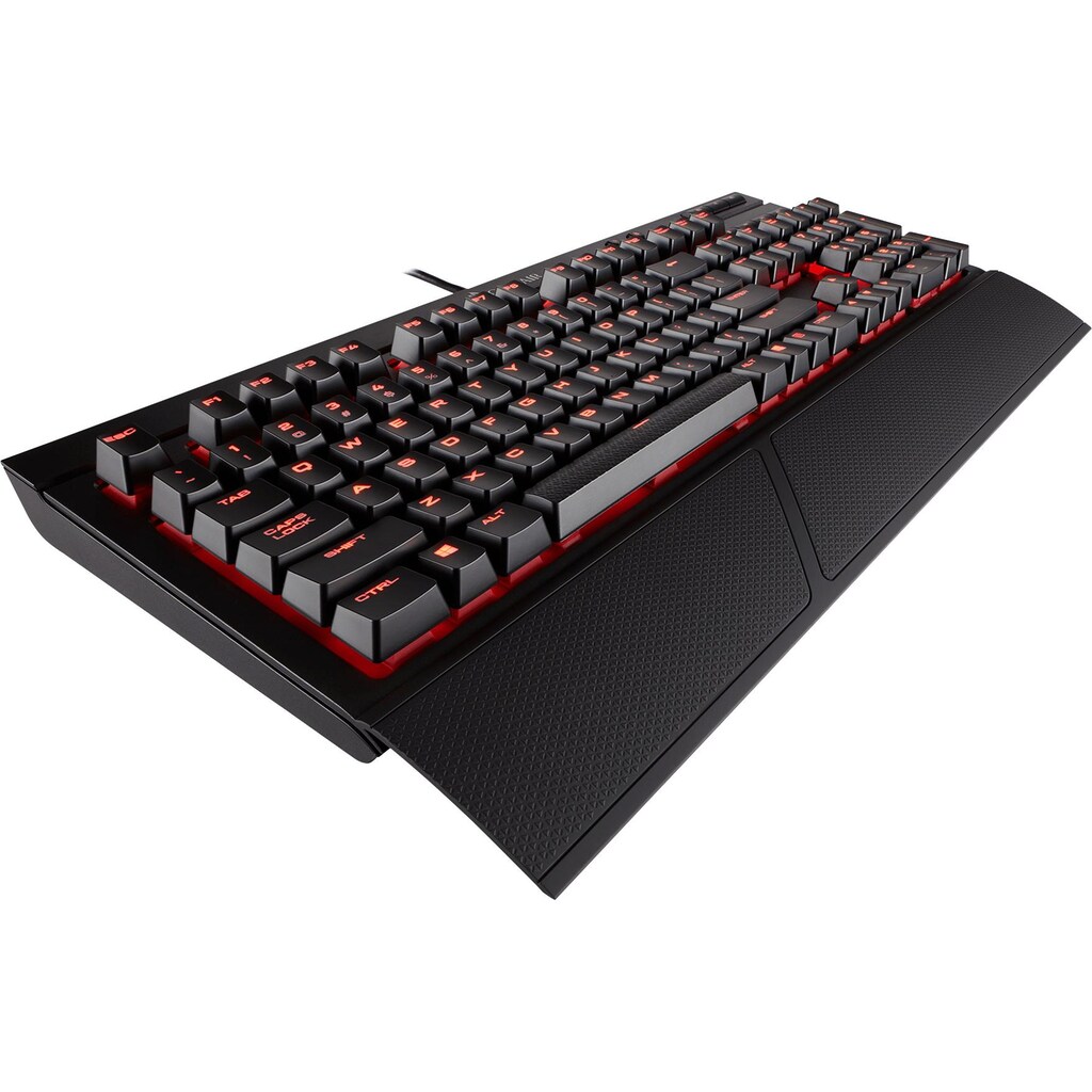 Corsair Gaming-Tastatur »K68 Mechanical - Cherry MX Red«, (Handgelenkauflage-Windows-Sperrtaste-Multimedia-Tasten)