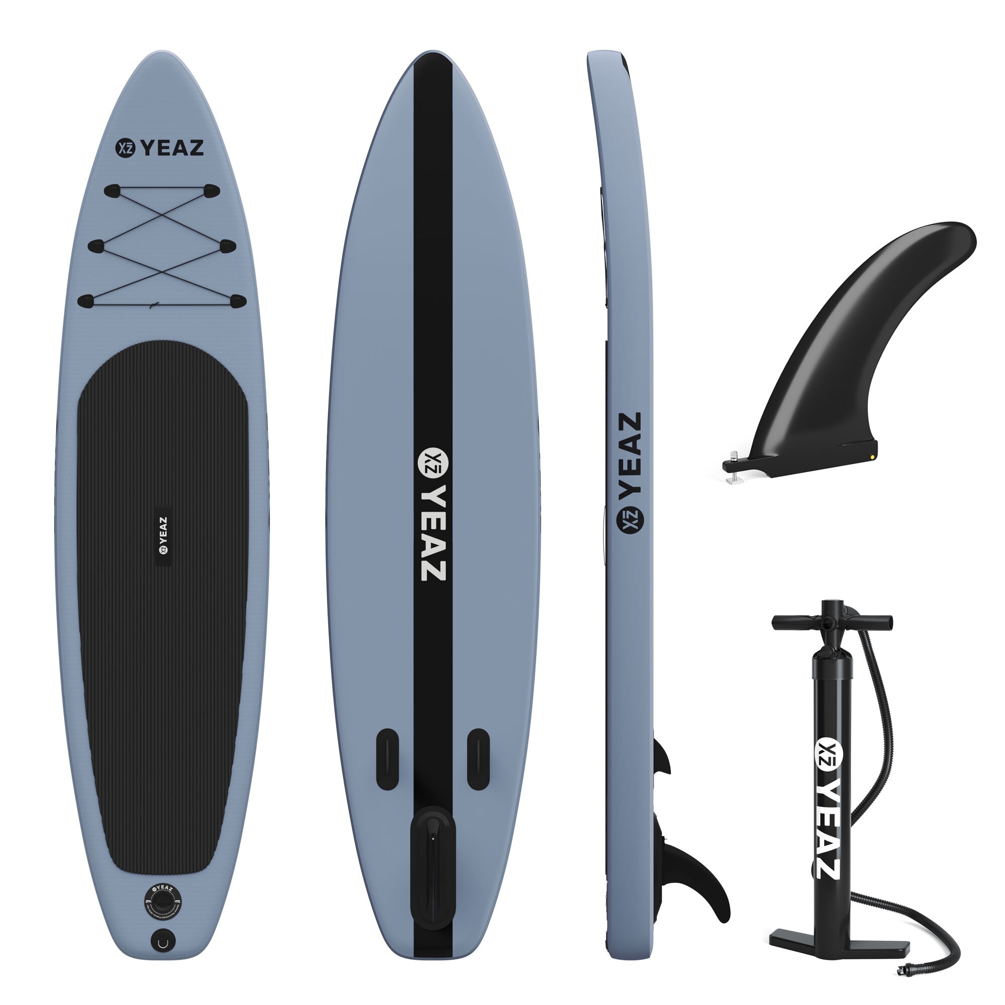 "Inflatable SUP-Board YEAZ ""SUP Board MARINA - EXOTRACE PRO -"", blau, Wassersportboards"