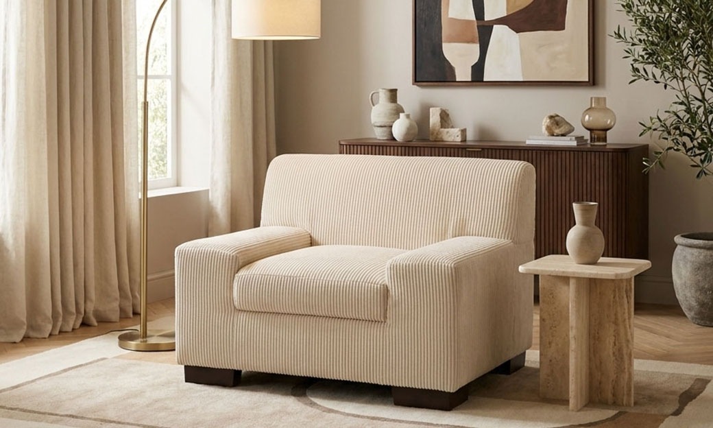 OTTO home Sessel "Faxxe 101 x 85 cm, stabile Konstruktion" aus haustierfreundlichem Pet Friendly Cord