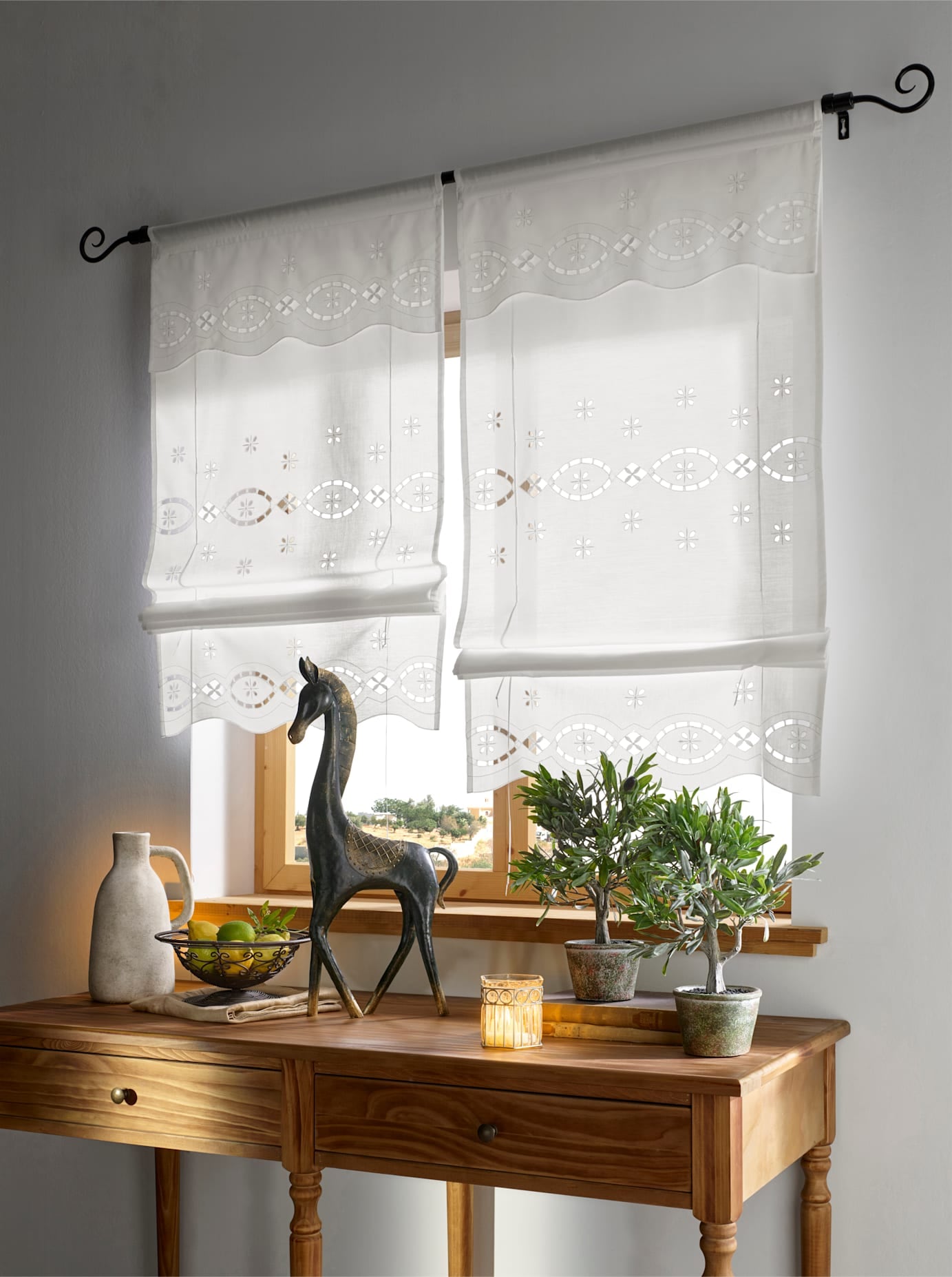 Thumbnail - heine home Raffrollo mit Stangendurchzug