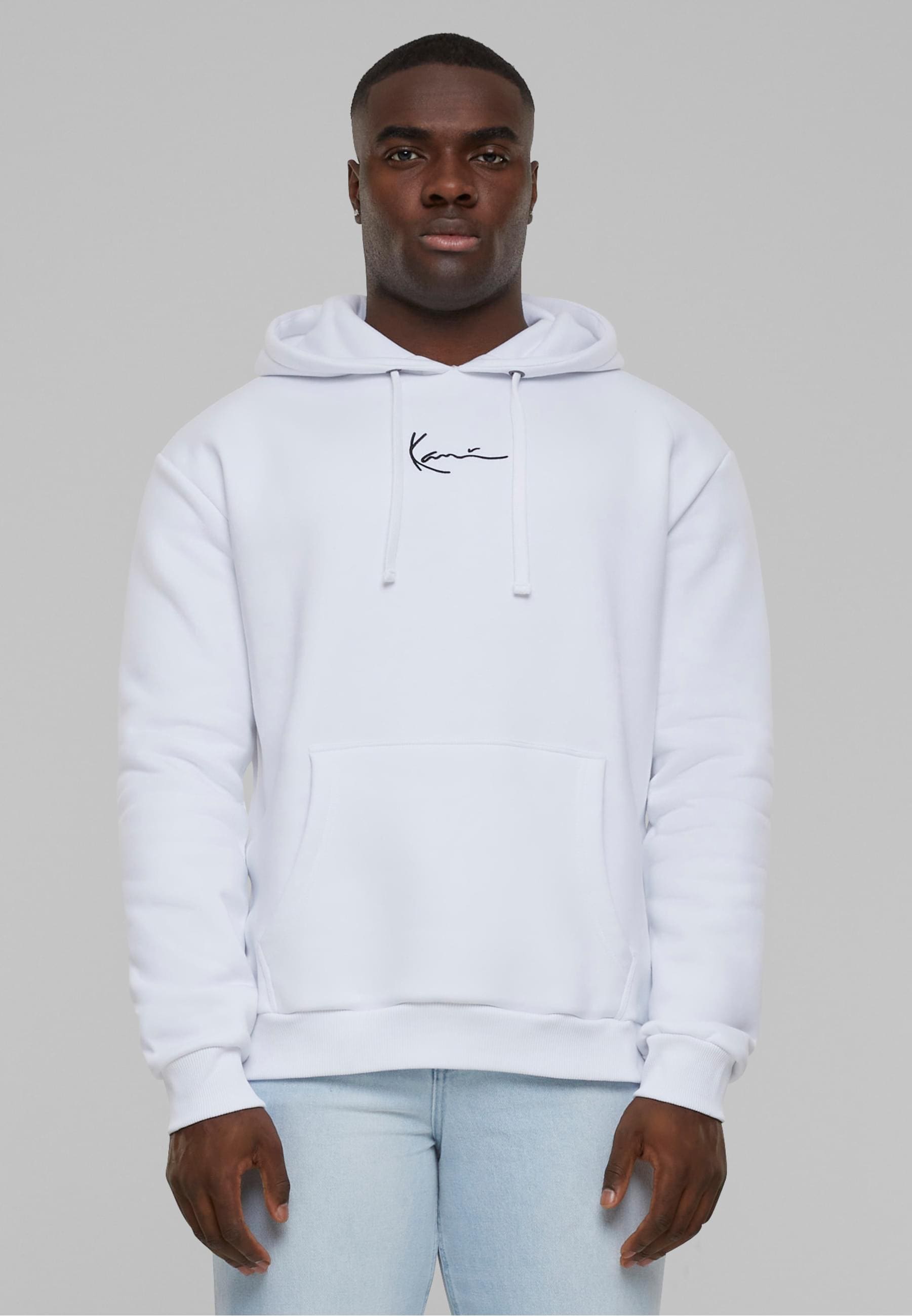 Karl Kani Sweatshirt »Karl Kani Herren KKMQ12005 SMALL SIGNATURE HOODY WHT«