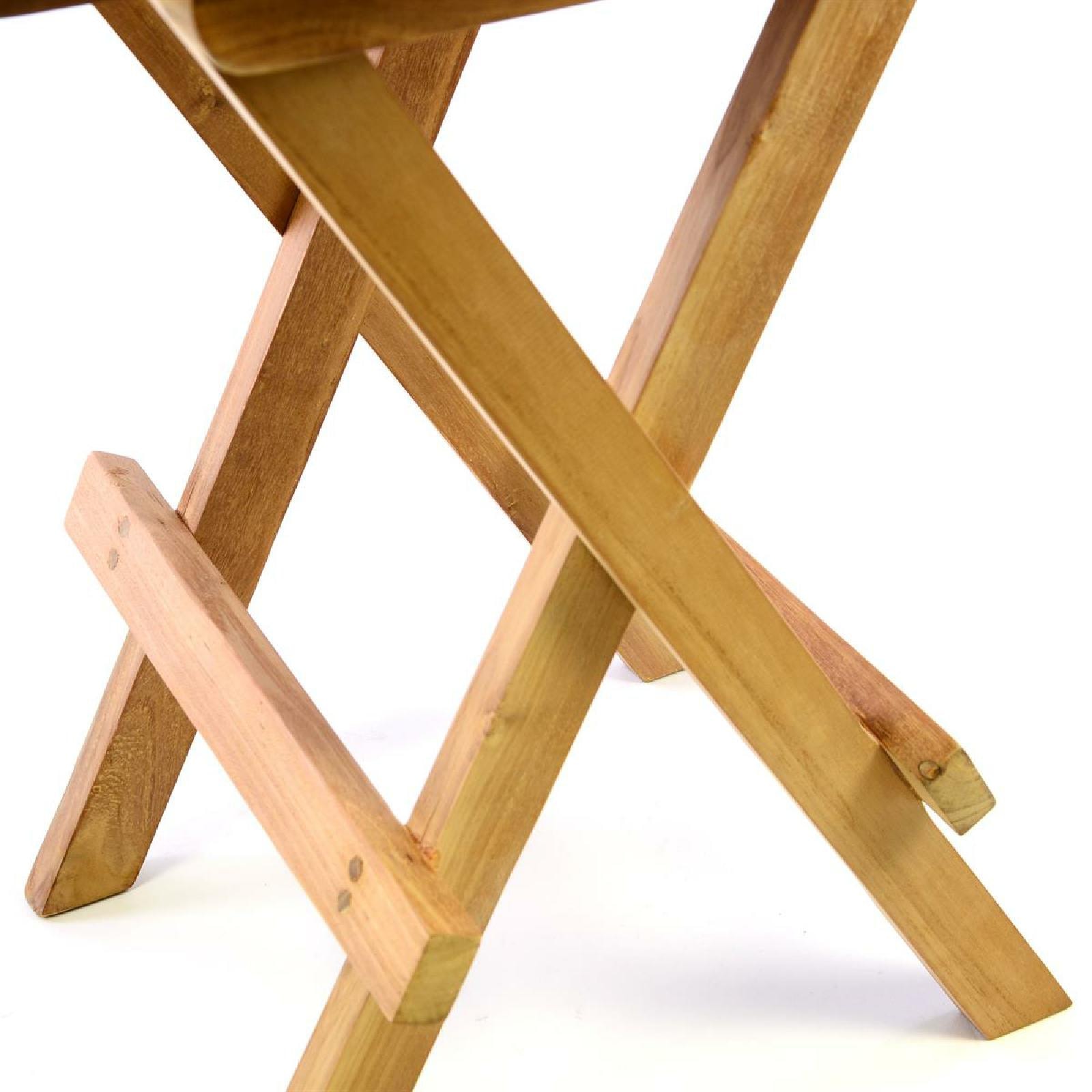 VCM Gartentisch »Beistelltisch Blumen Hocker Tisch klappbar Teak«