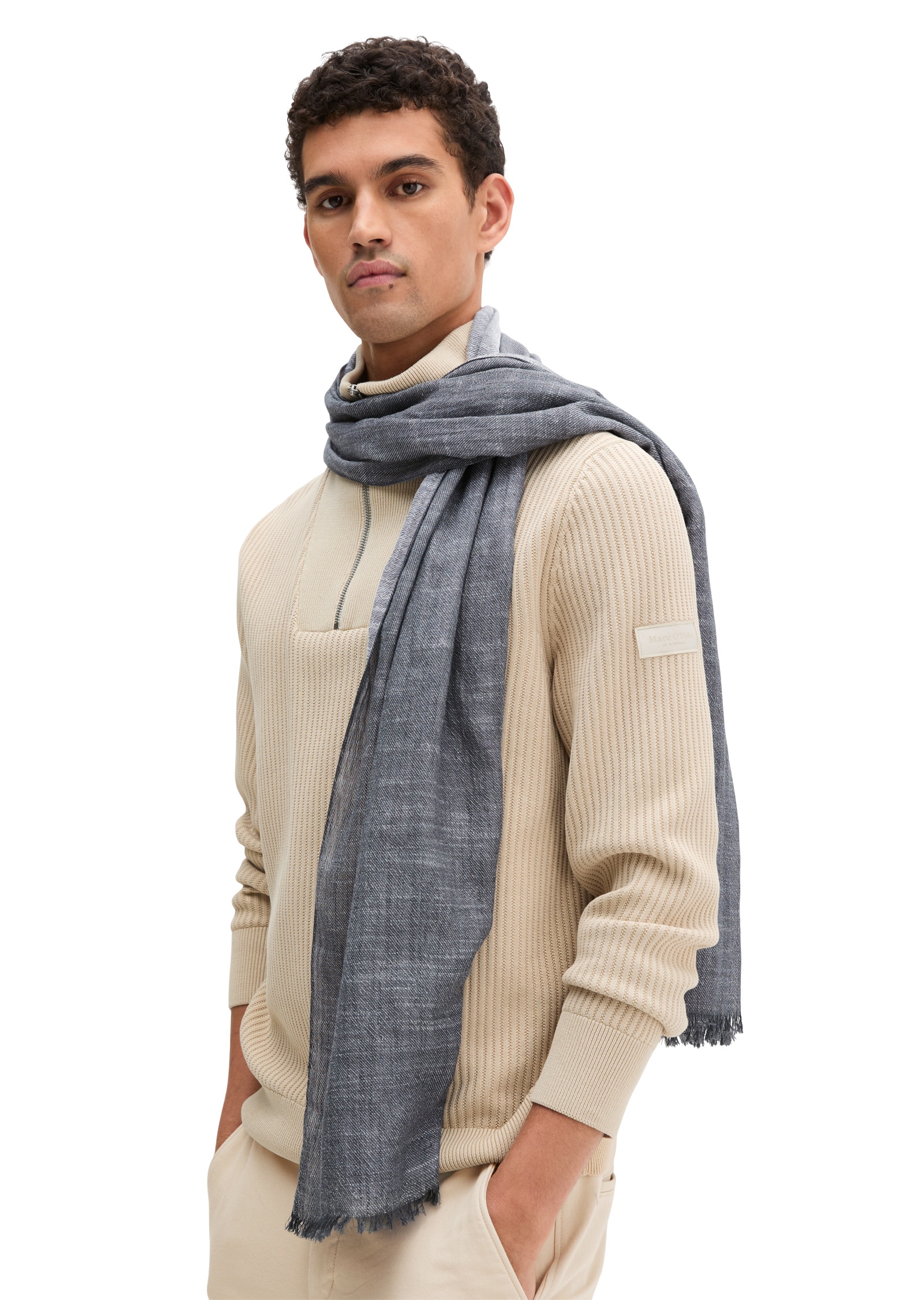 Marc O'Polo Schal »aus fein gewebtem Double-Face«