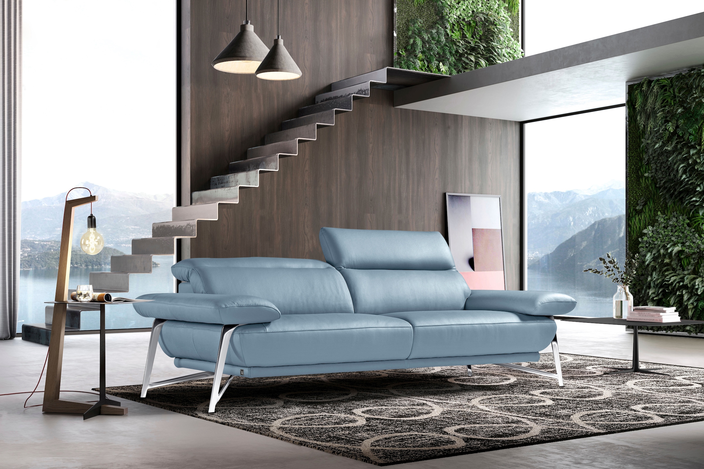 Egoitaliano 2,5-Sitzer "Anais, Designsofa mit hohem Sitzkomfort, Designfuß, günstig online kaufen