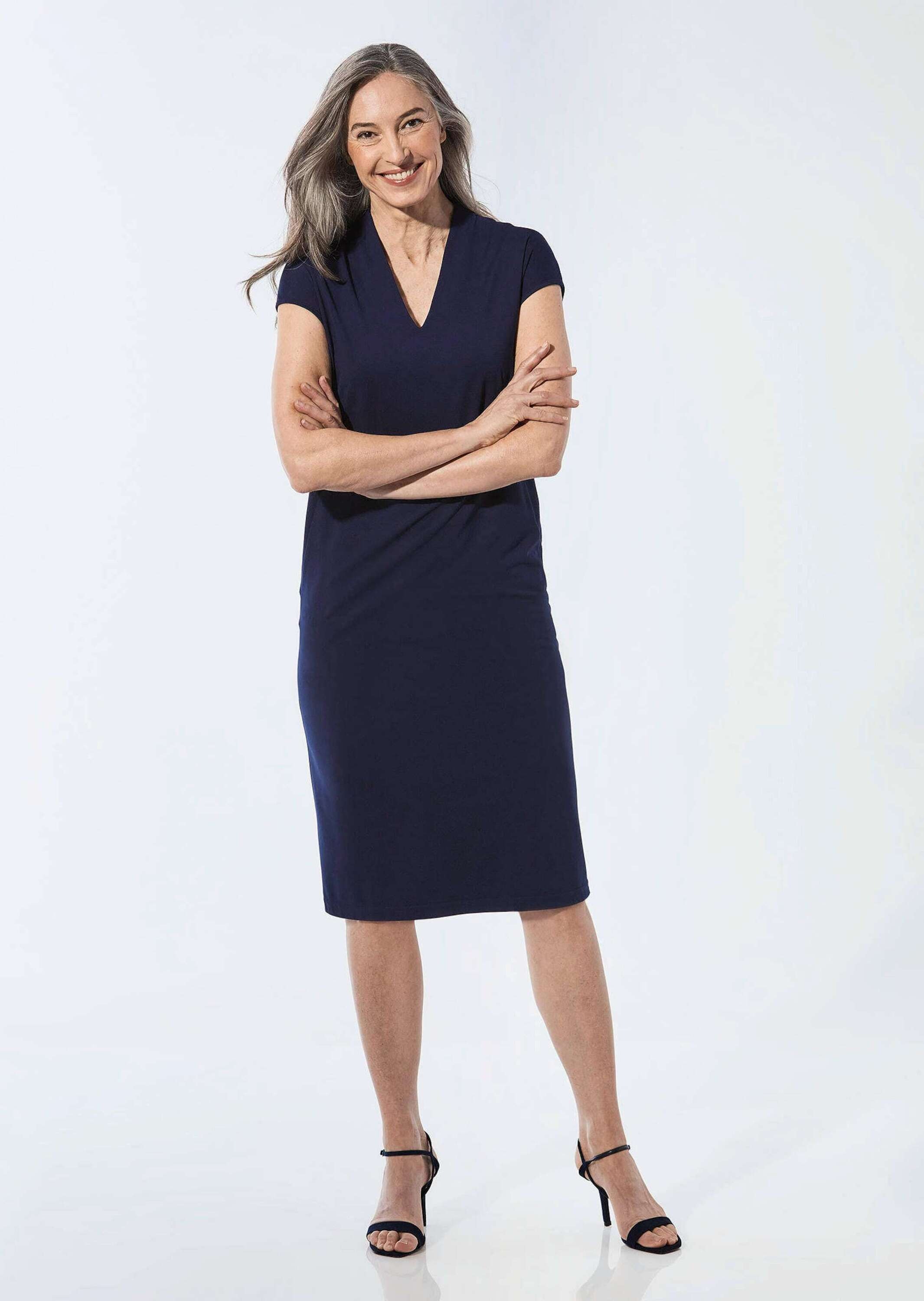 GOLDNER Sommerkleid »Kurzgröße Jerseykleid«