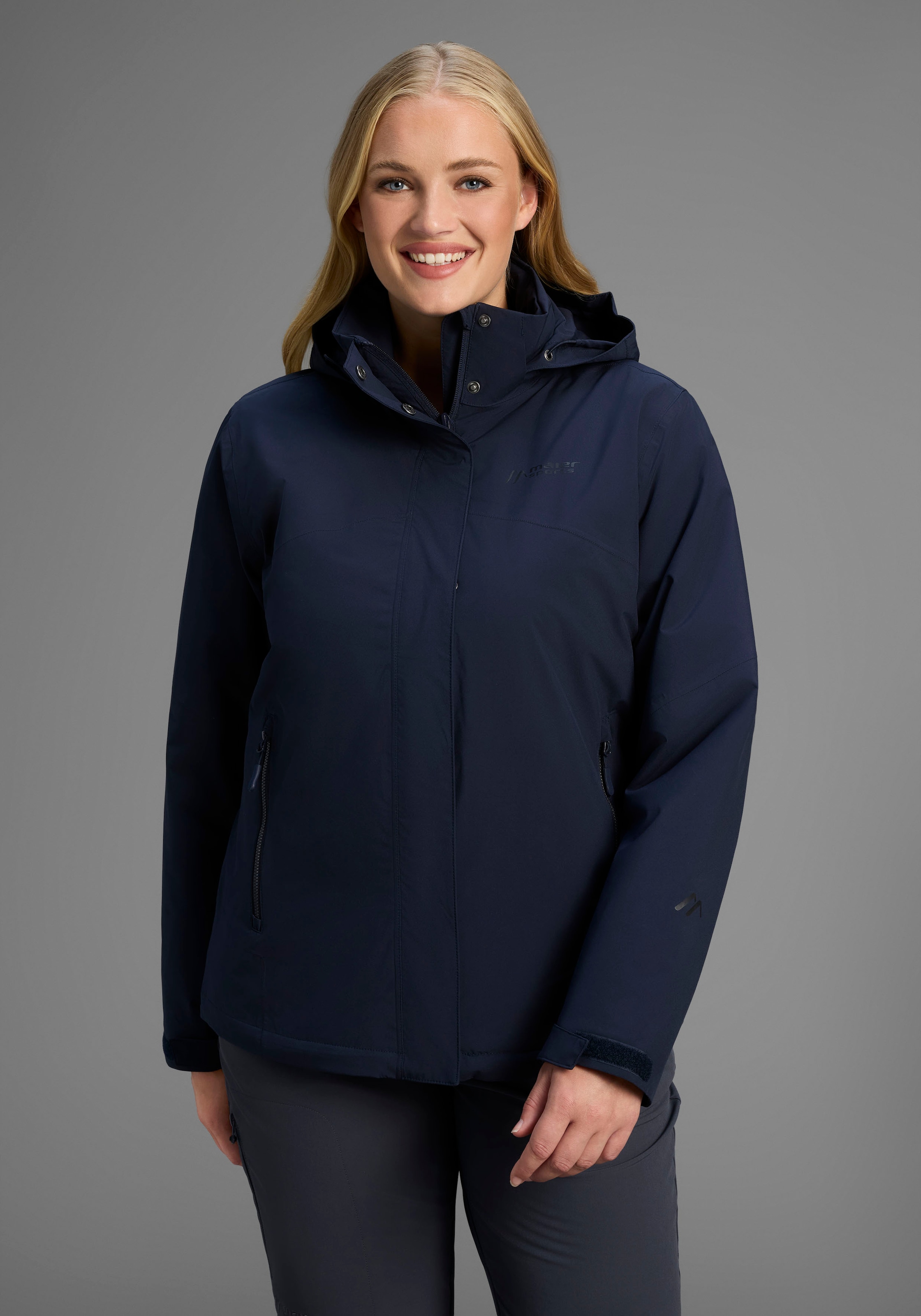 Maier Sports Allwetterjacke "DA-JACKE MTEX EL. METORTHERMREC W" wasser- und winddicht, wattiert, atmungsaktiv, mit mTHERM Isolation