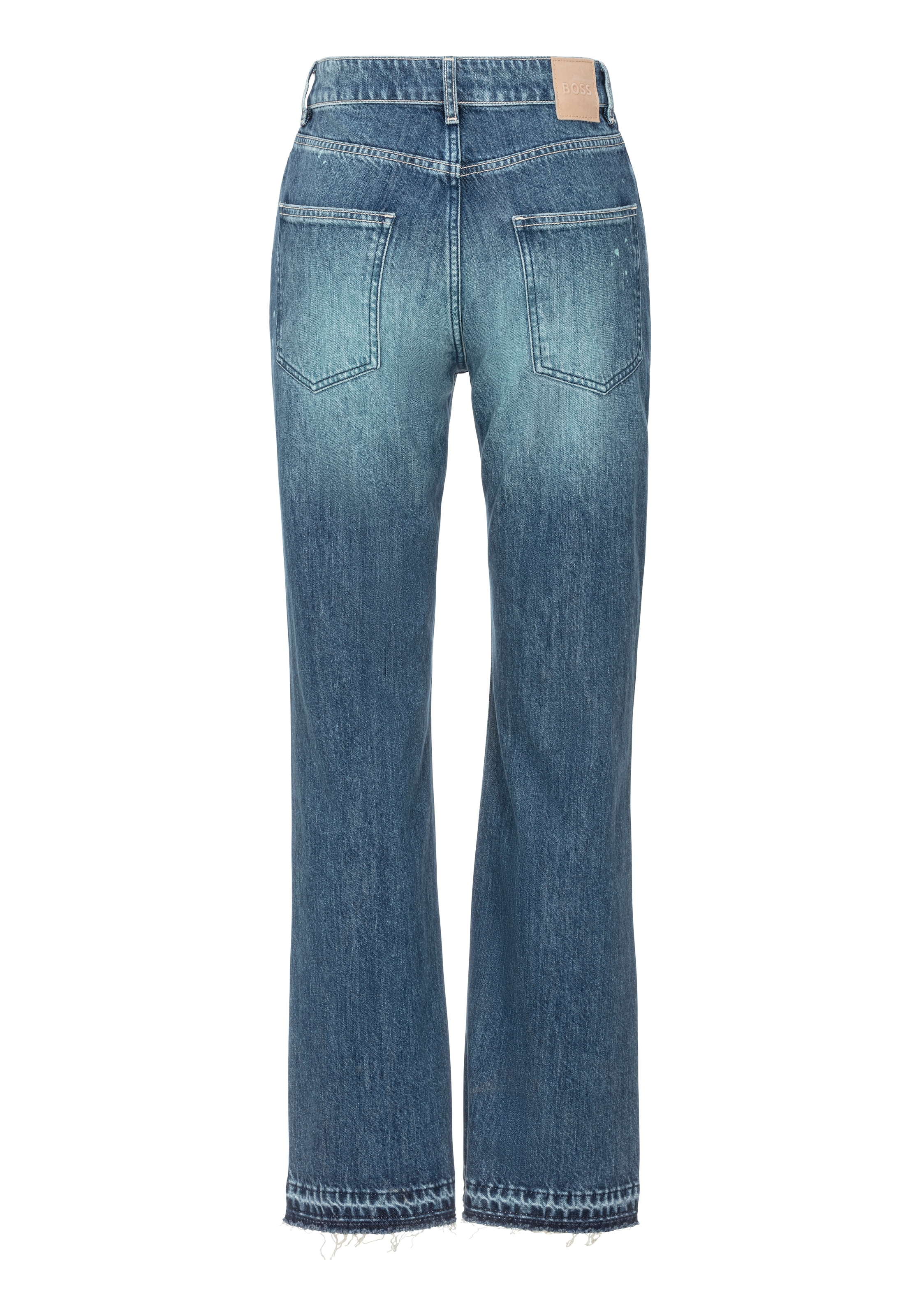 BOSS ORANGE Straight-Jeans "Ada High Rise Slim Premium Damenmode", (BOSS OR günstig online kaufen