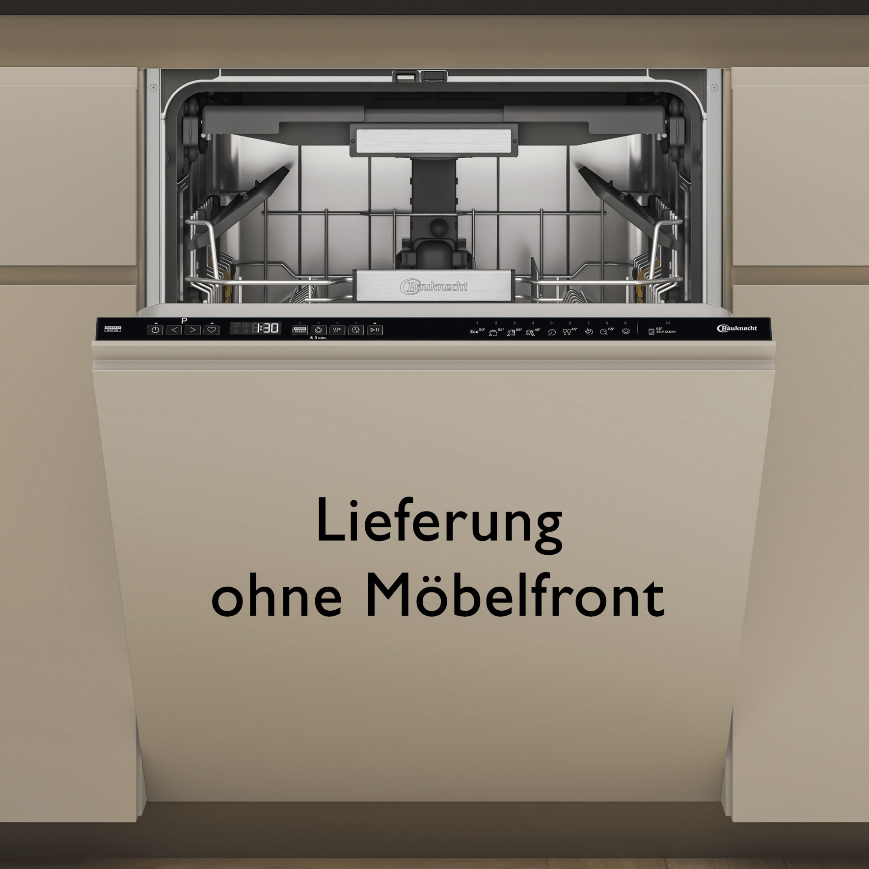 BAUKNECHT vollintegrierbarer Geschirrspüler "BK7IA115B2M6L0" 15 tlg. Maßged günstig online kaufen