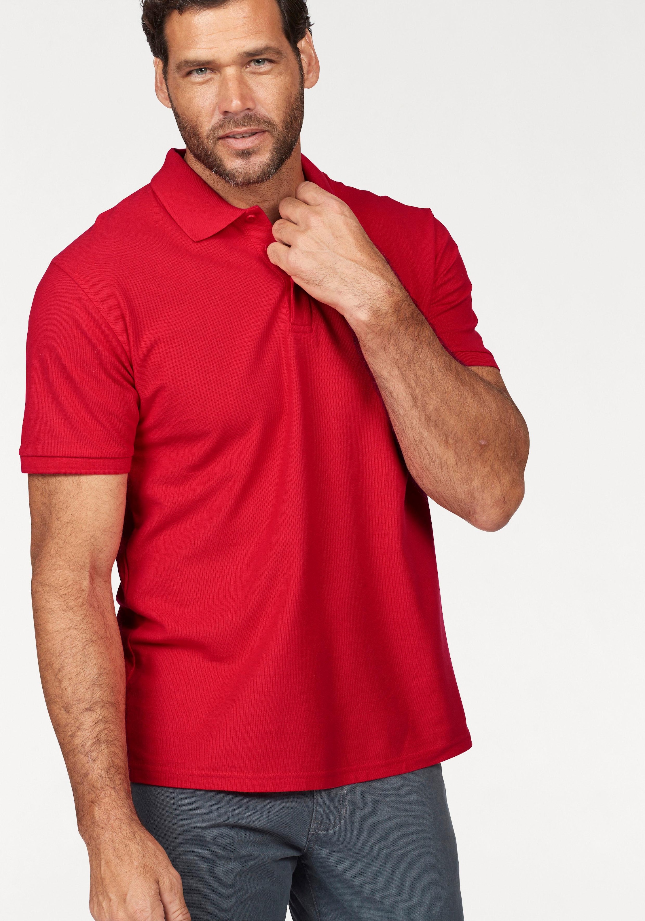 Fruit of the Loom Poloshirt Piqué, unifarben günstig online kaufen