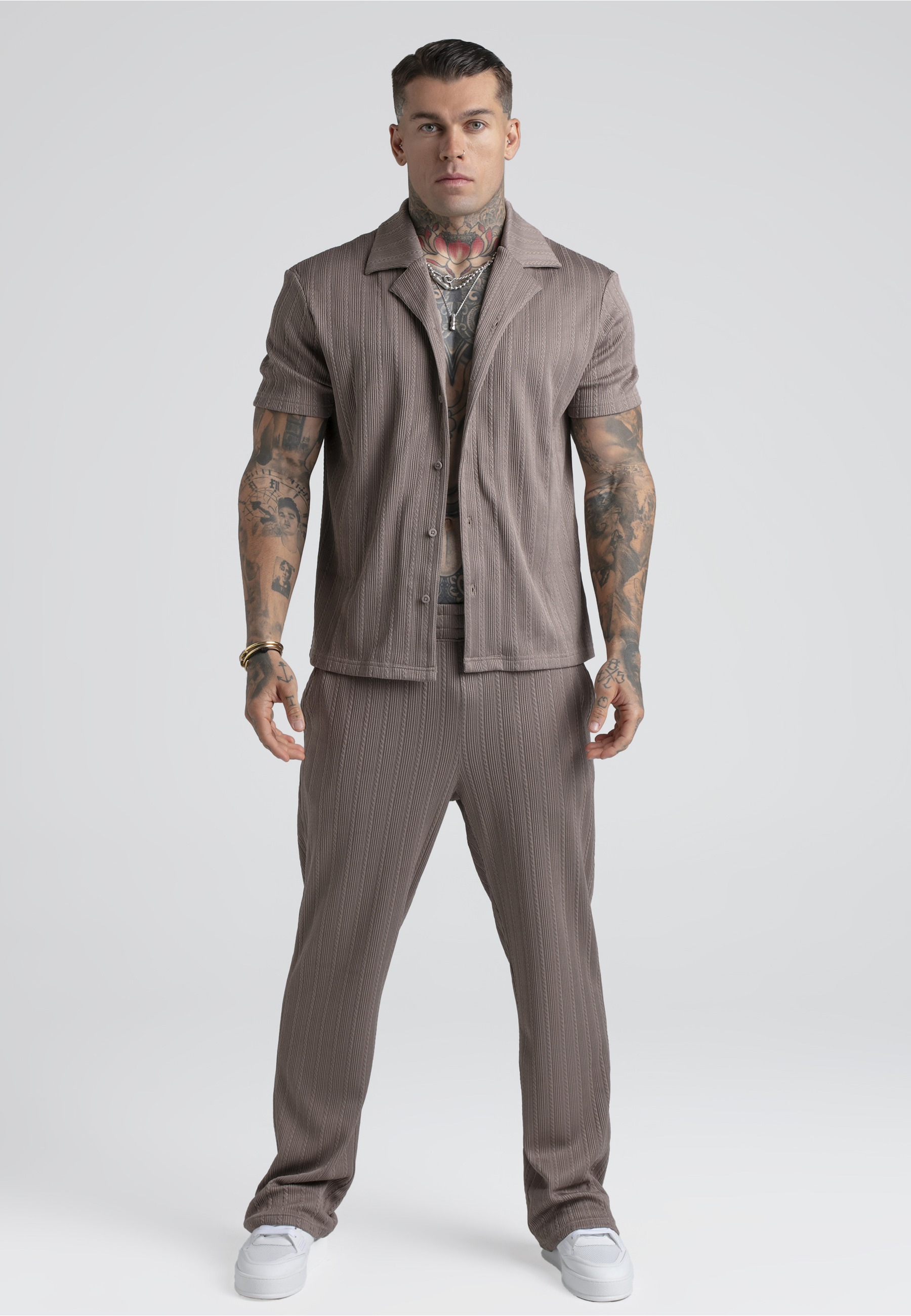 Siksilk Kurzarmhemd »SikSilk Textured Shirt« 1