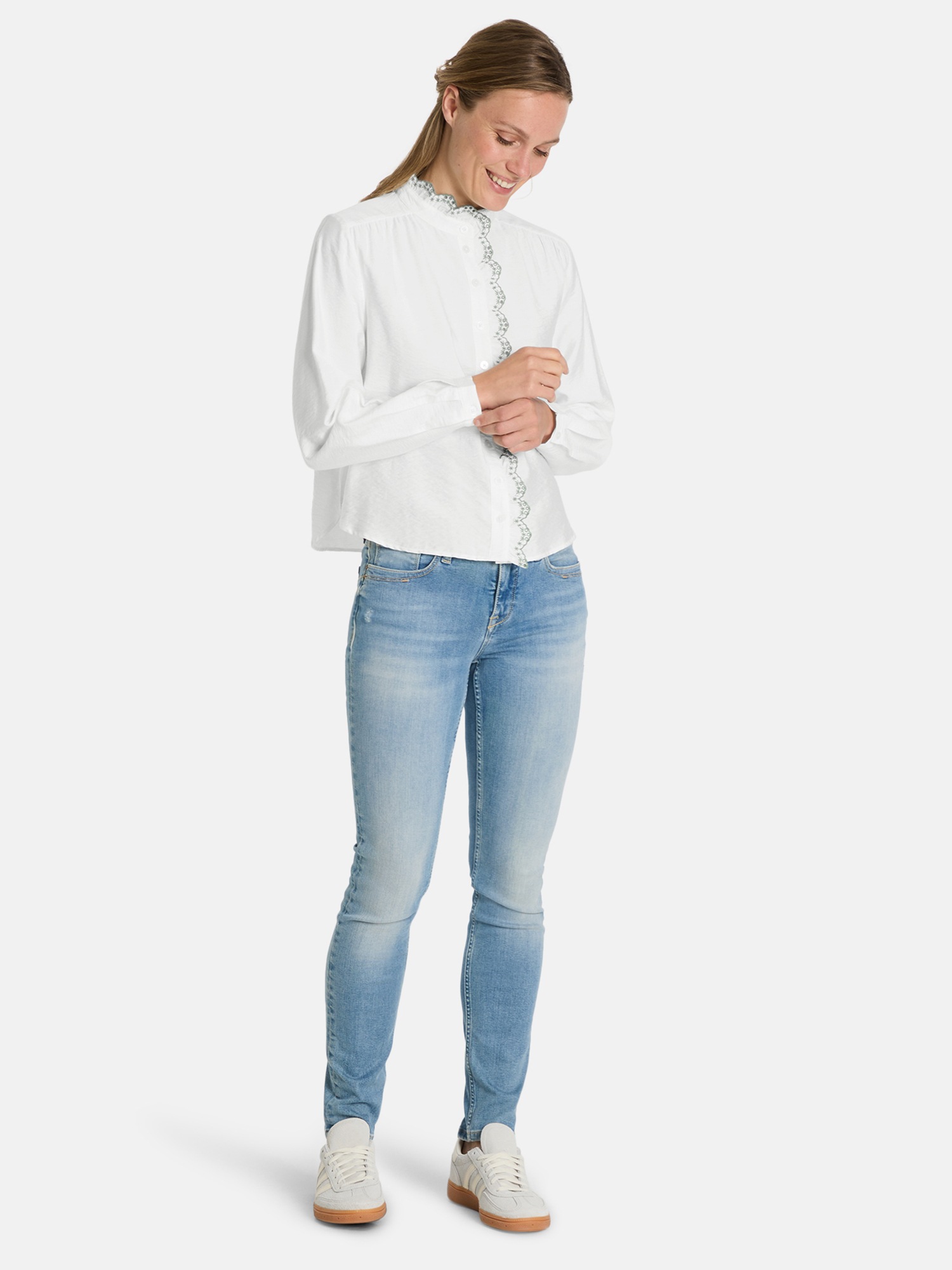 Thumbnail - Lieblingsstück Klassische Bluse "EiltraudL" mit Viskose-Anteil